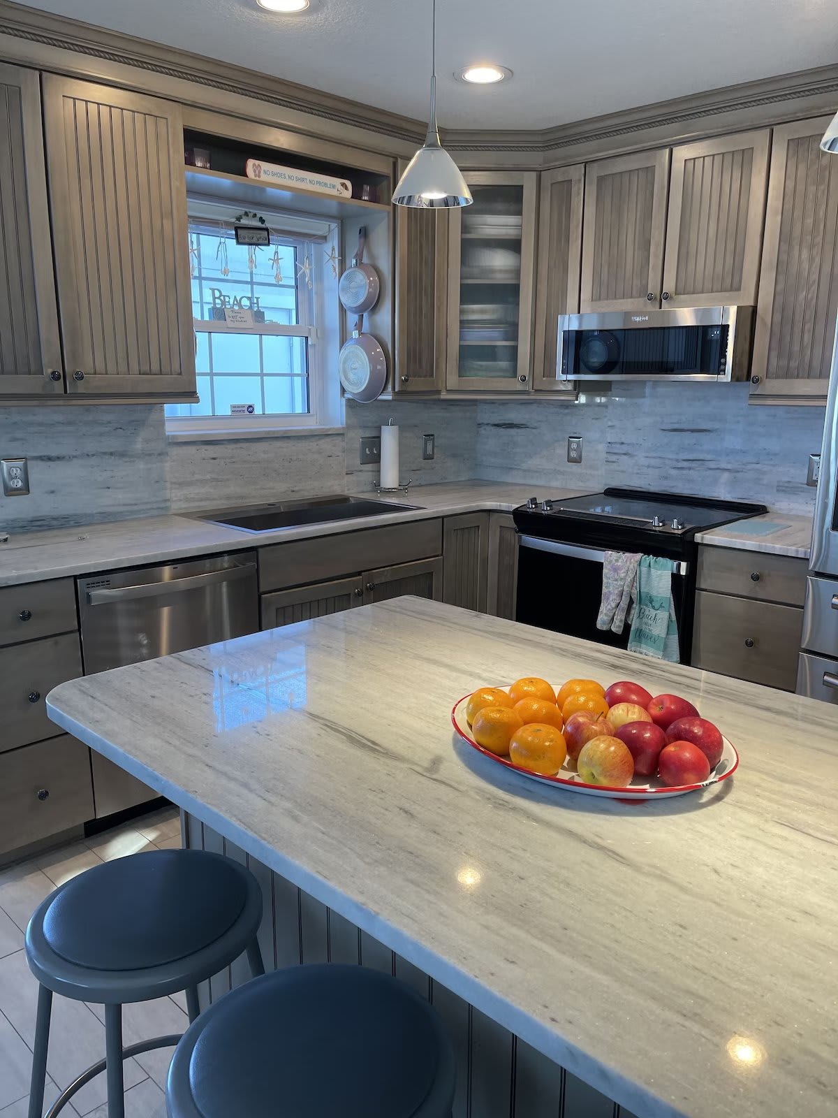 Fully stocked kitchen