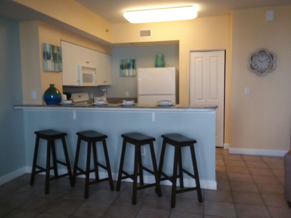 Bar area for eating and drinking!