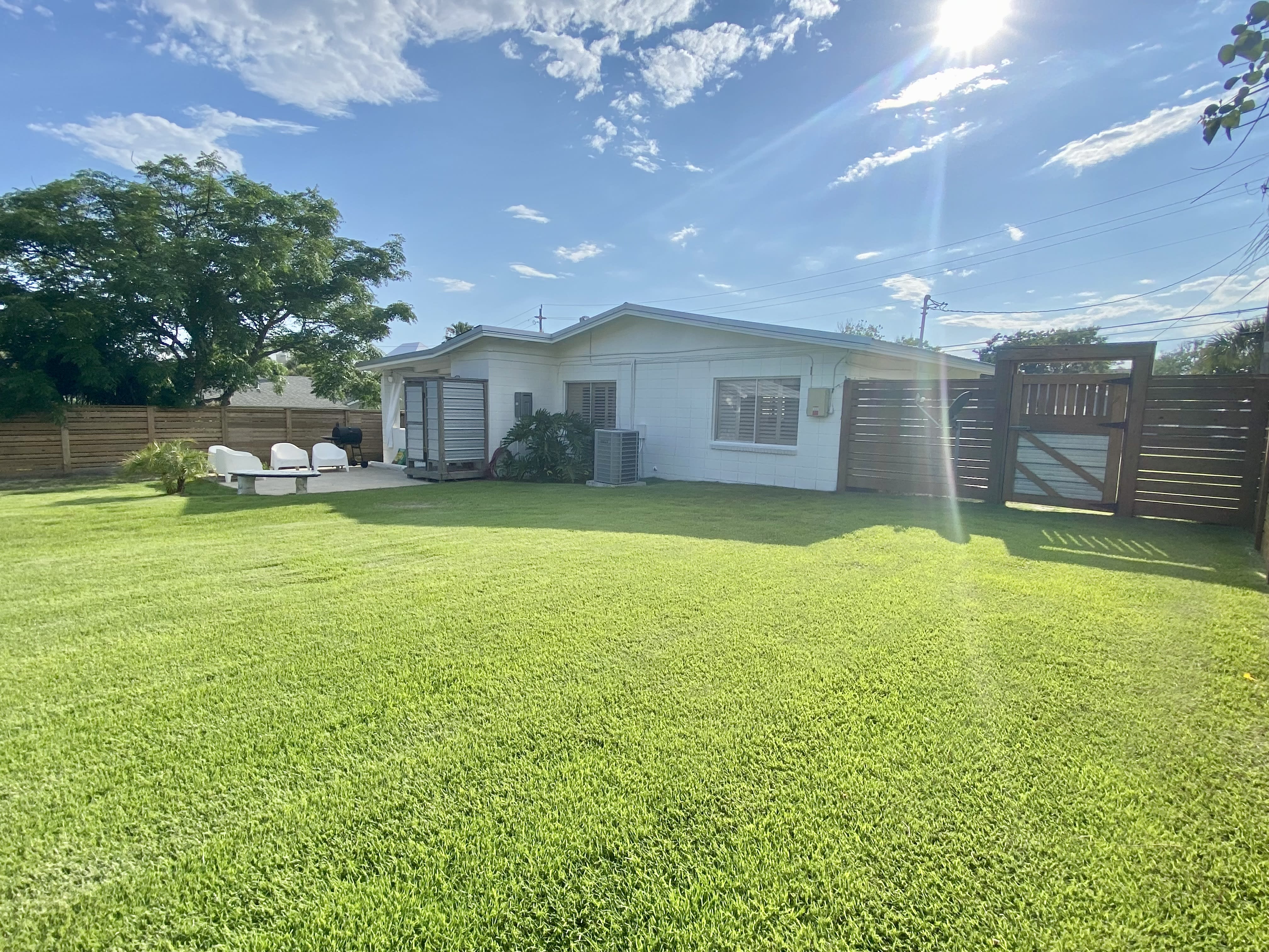 Huge Fenced Back Yard (this is only 1/2 of it)