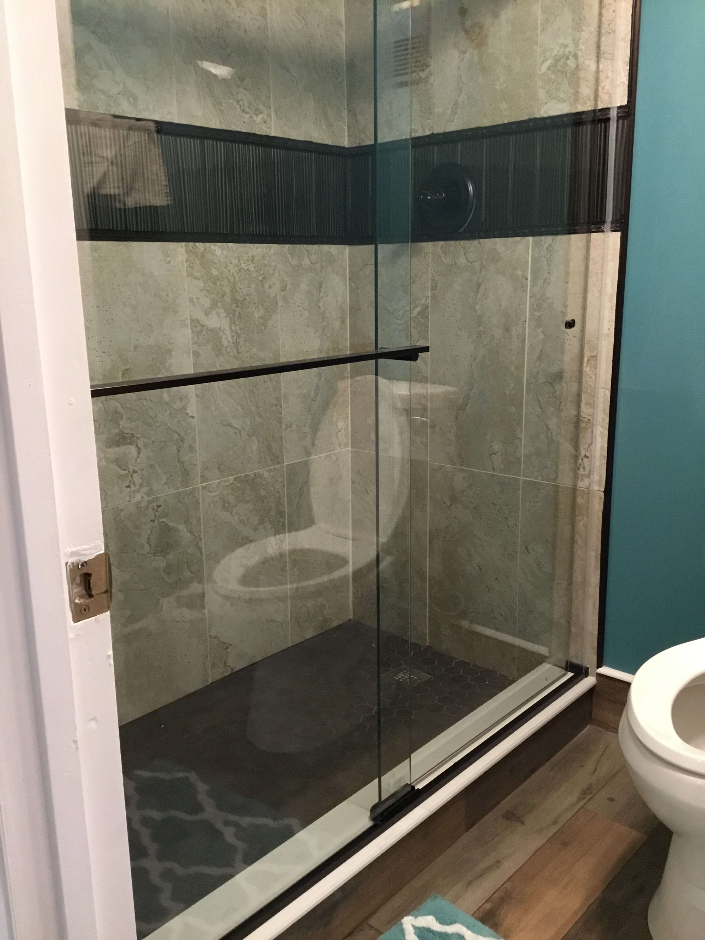 Master walk in shower