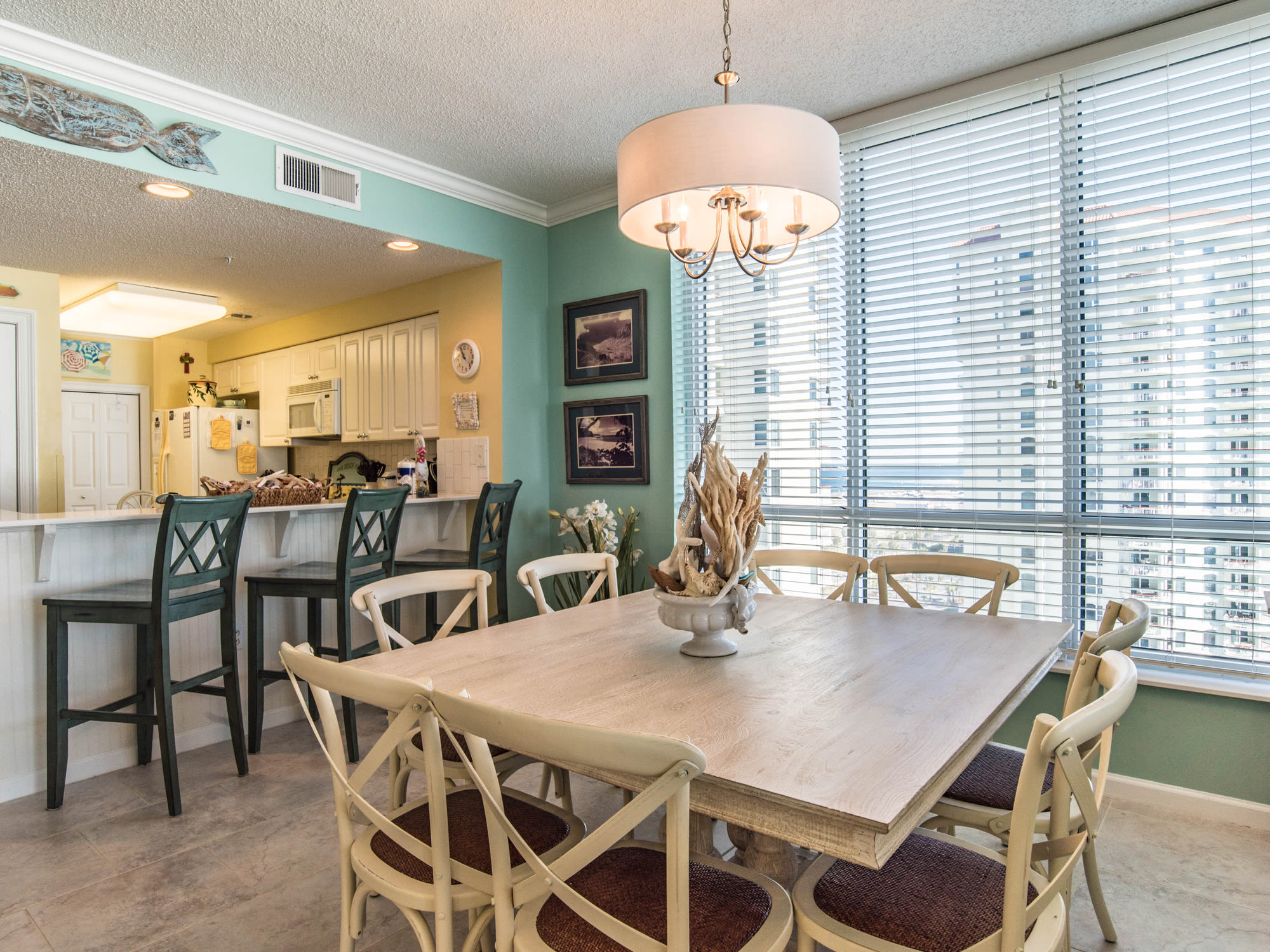 New dining table and chairs.  