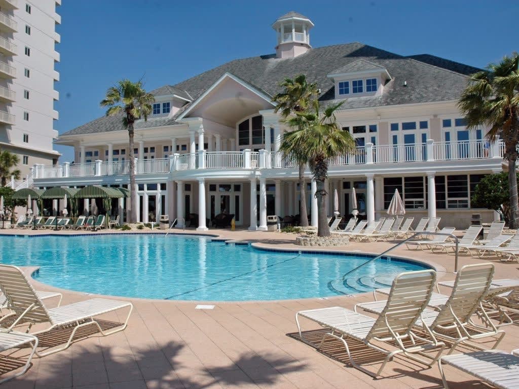 The club house at the Beach Club