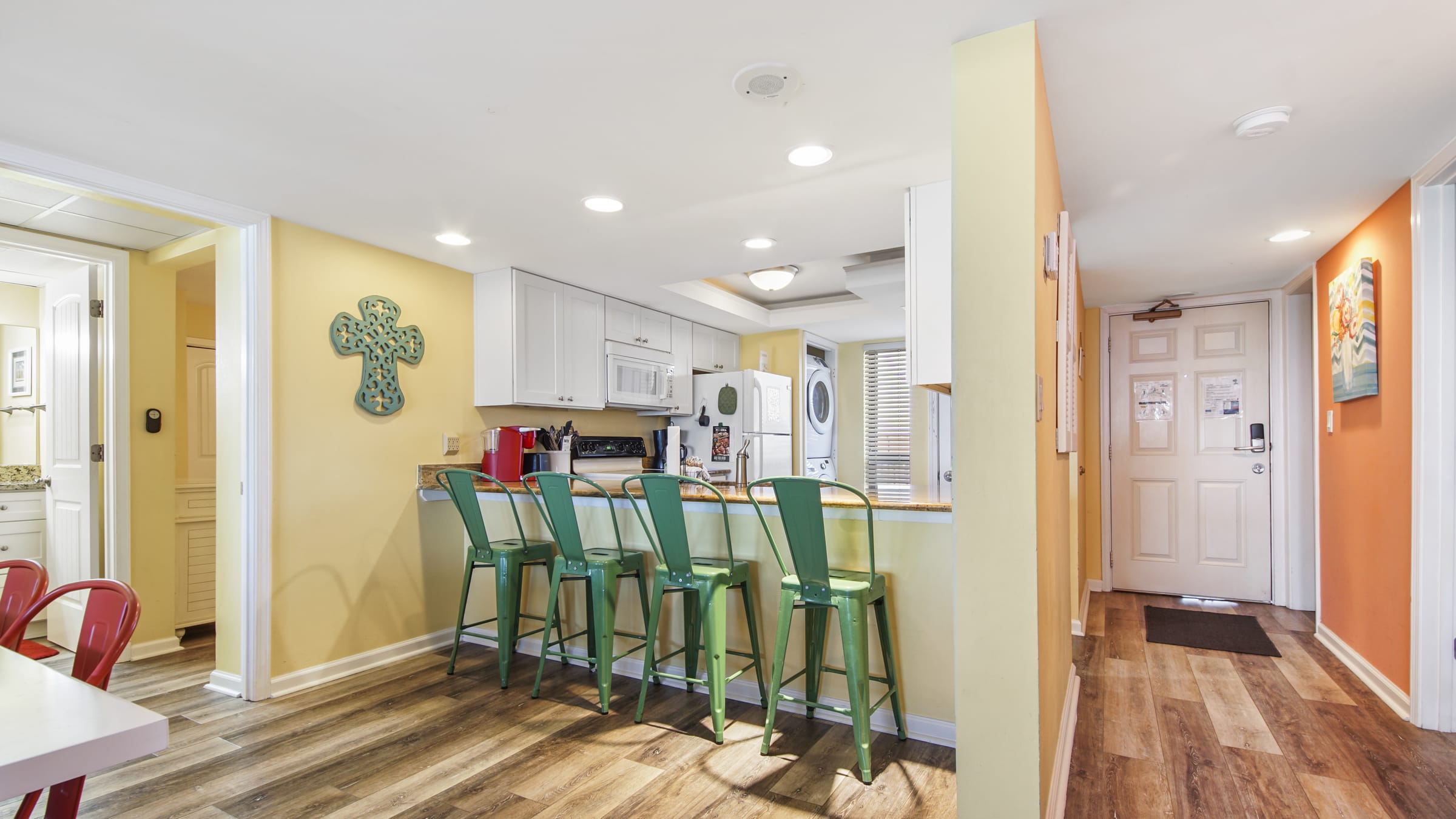 Bar seating for 4 Bar seating for 4