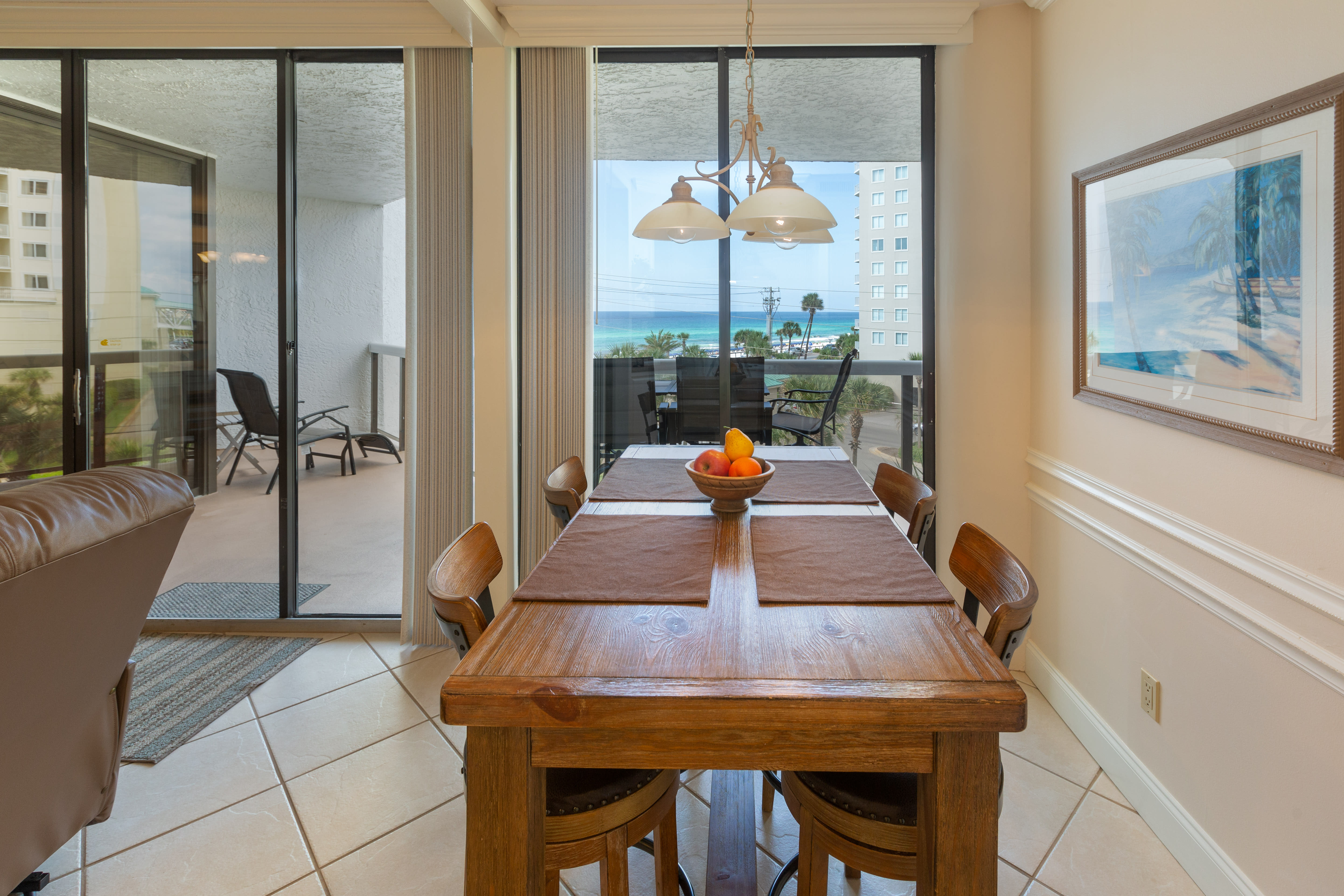 Kitchen view of gulf