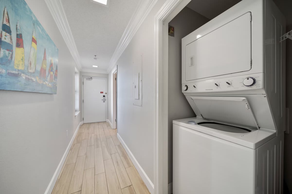 Bedroom 2 down the hall from Kitchen