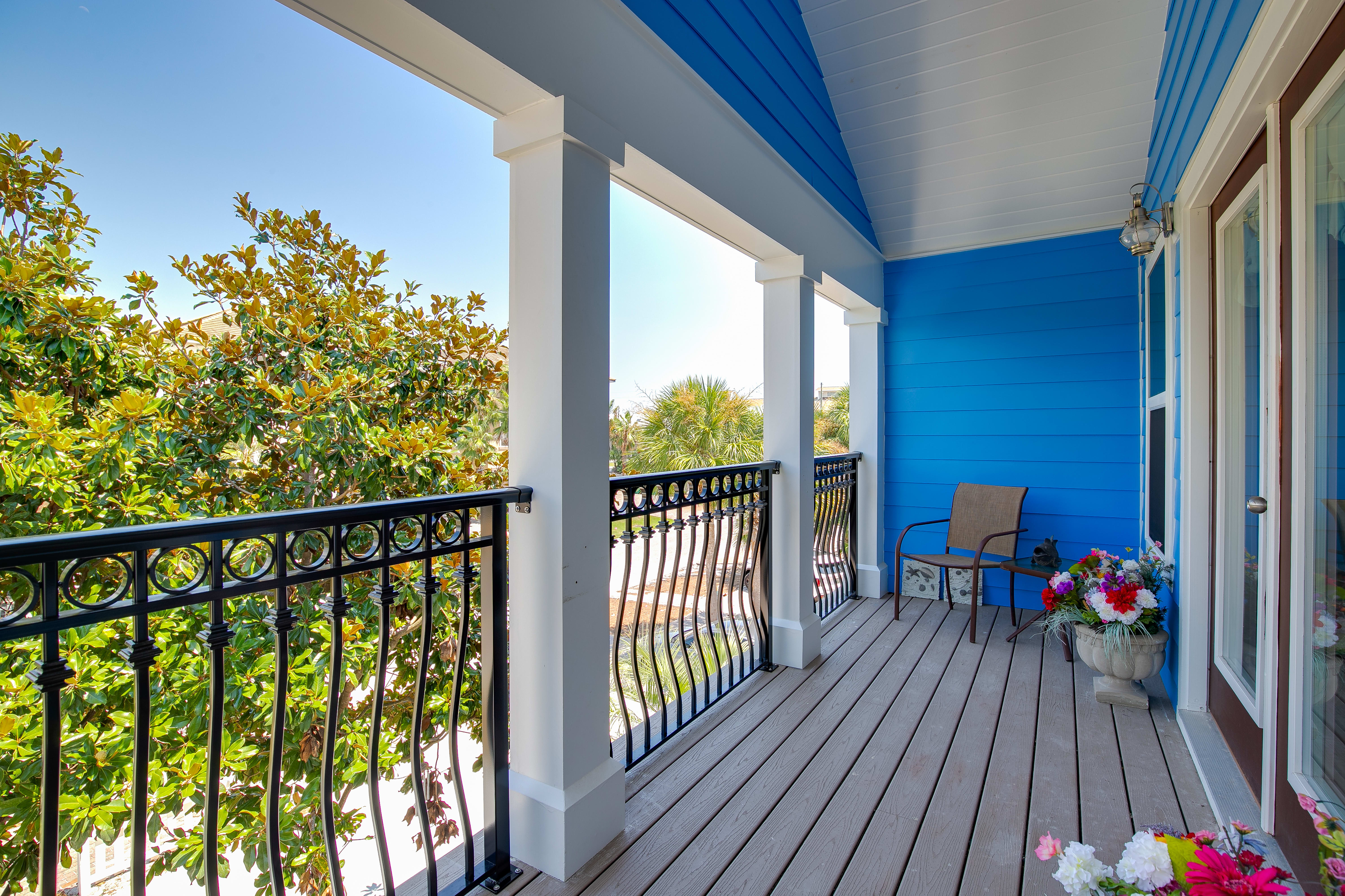 Beautiful outdoor spaces for quiet, relaxing time.