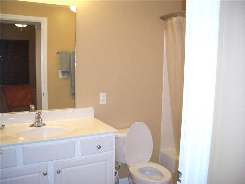 private master bathroom with bath tub