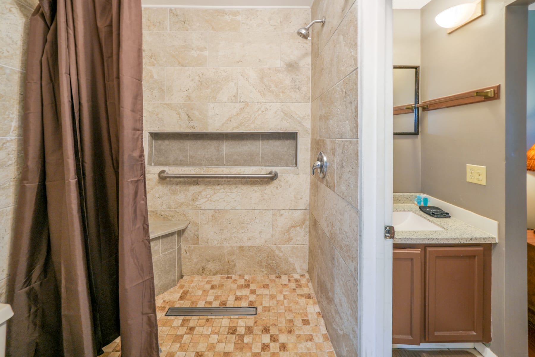 sink next to the master bedroom for your convenience
