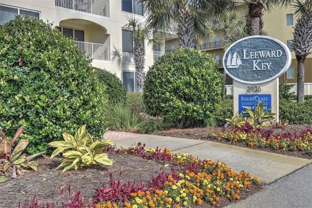 Leeward Key front entrance