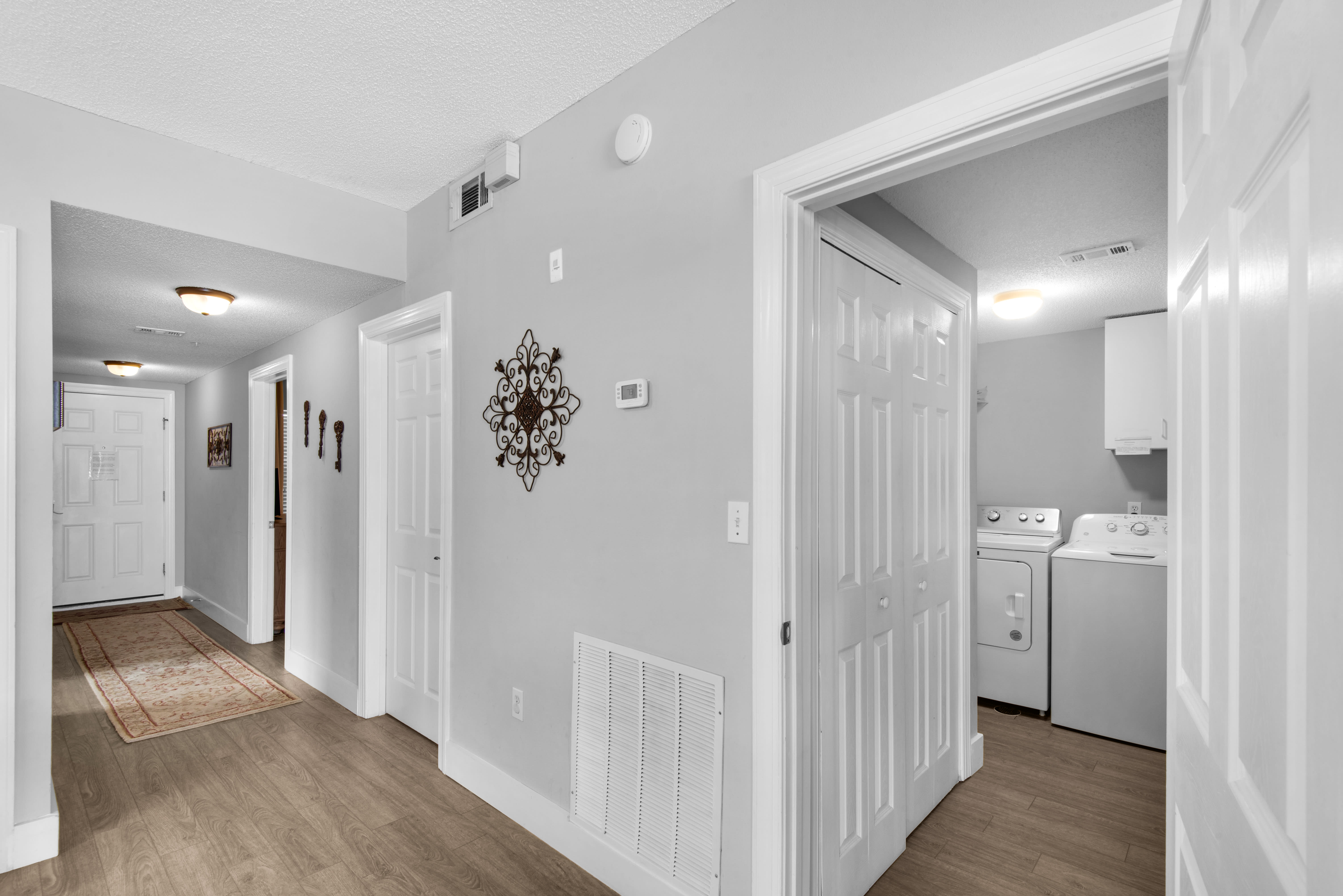 Hallway and Laundry Room