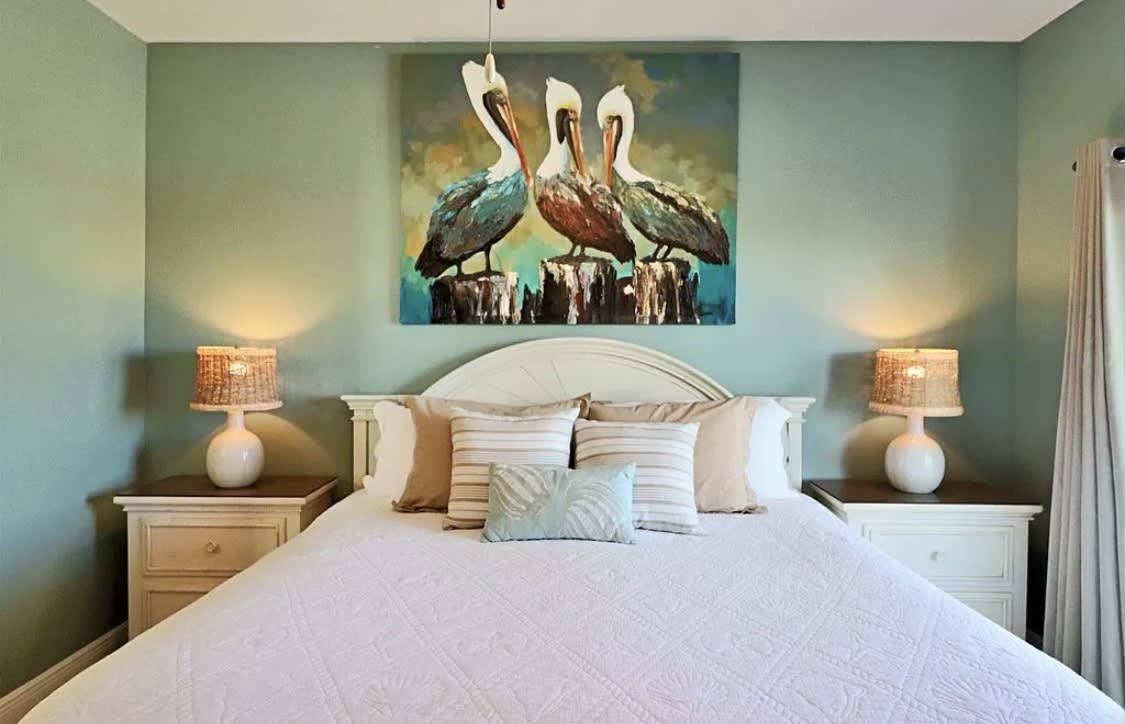 main floor King master with ensuite and ocean view balcony