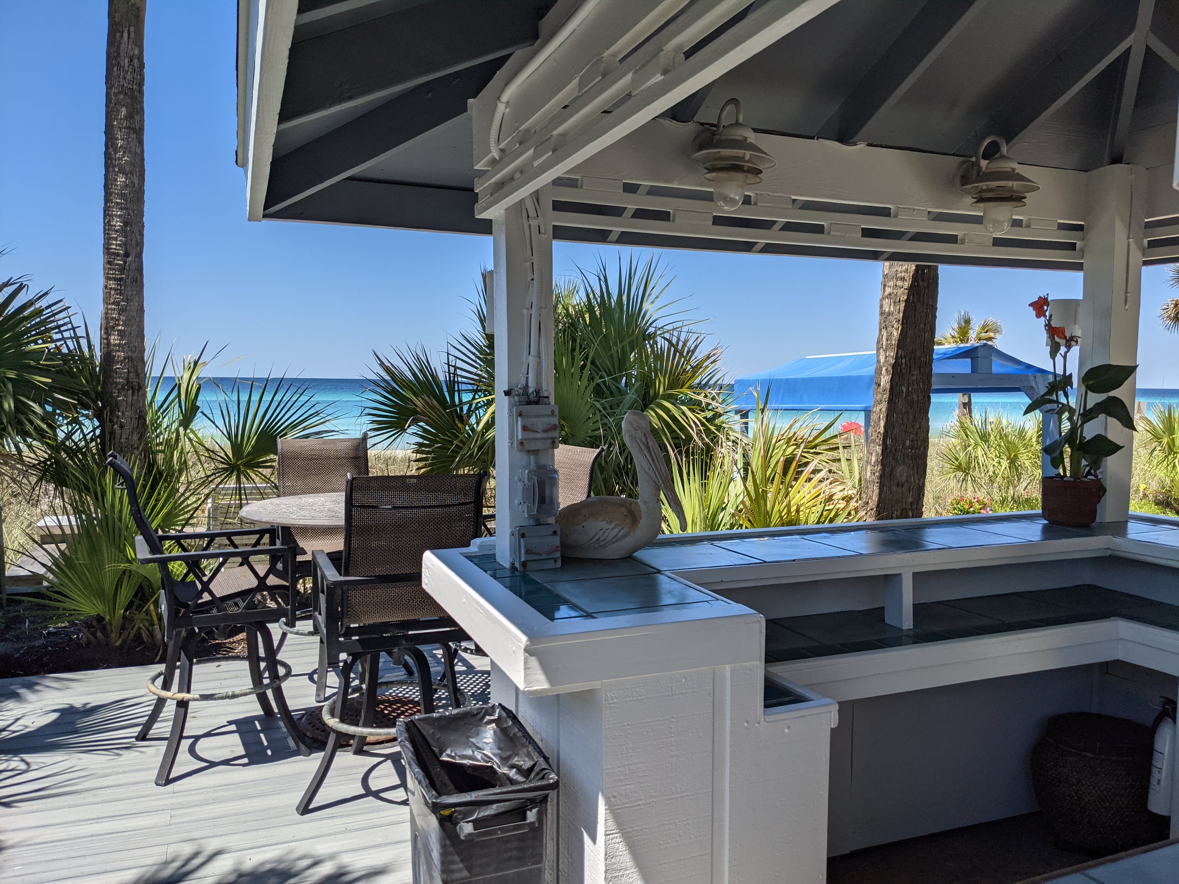 View while Grilling!