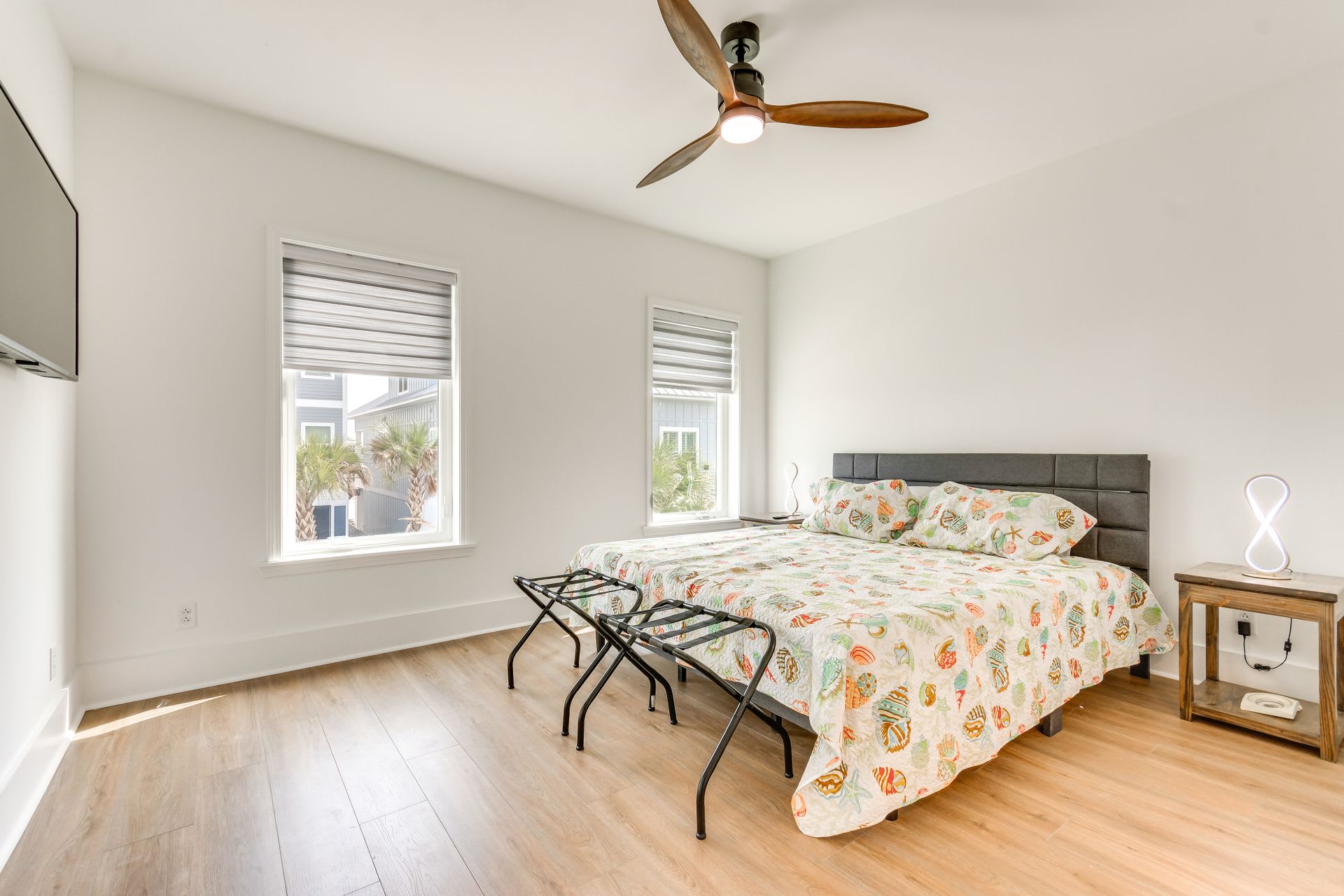 Bedroom 1 | 2nd Floor | King Bed | Smart TV | Linens Provided