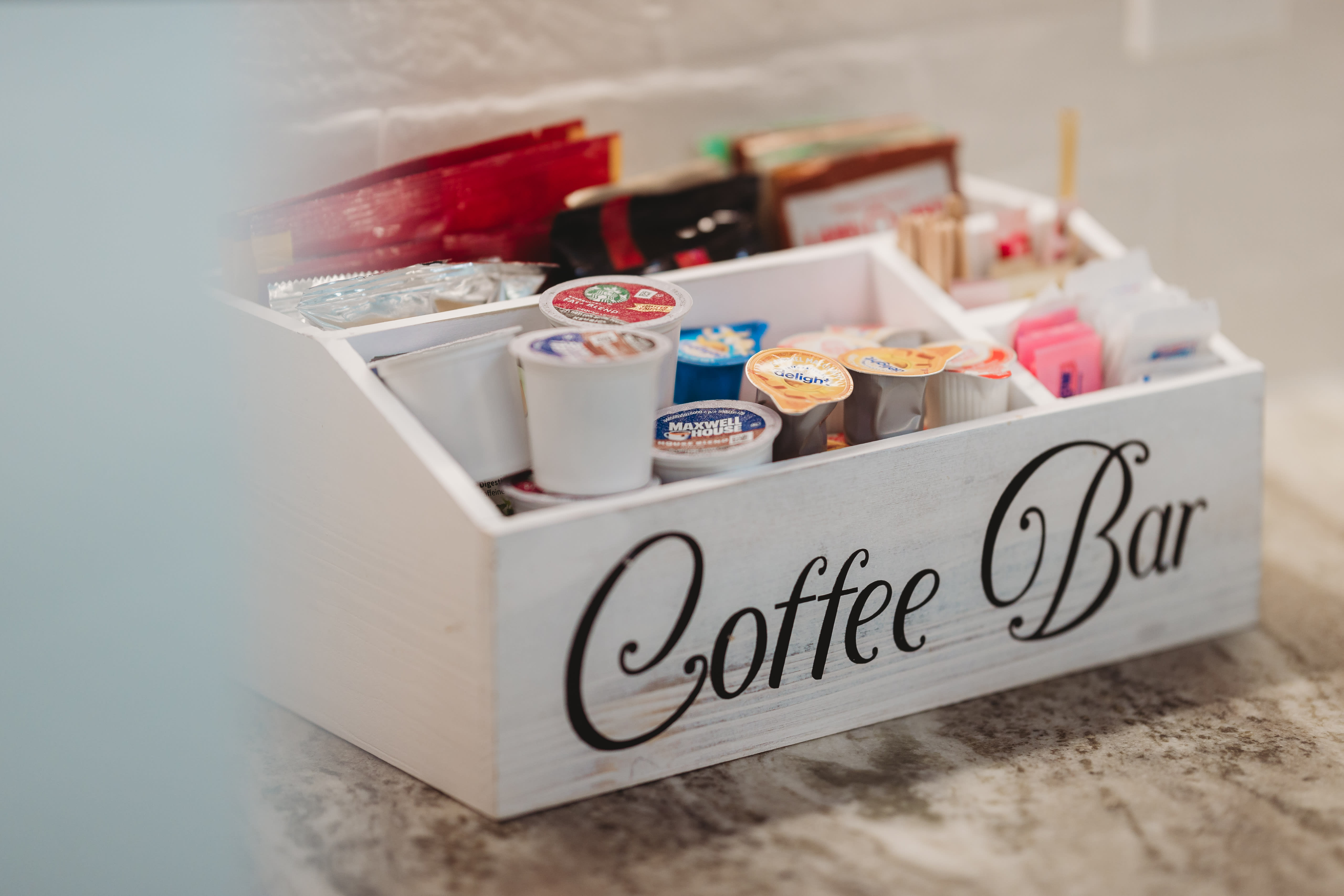 Chantale's Beach Condo offers many extra such as a coffee bar