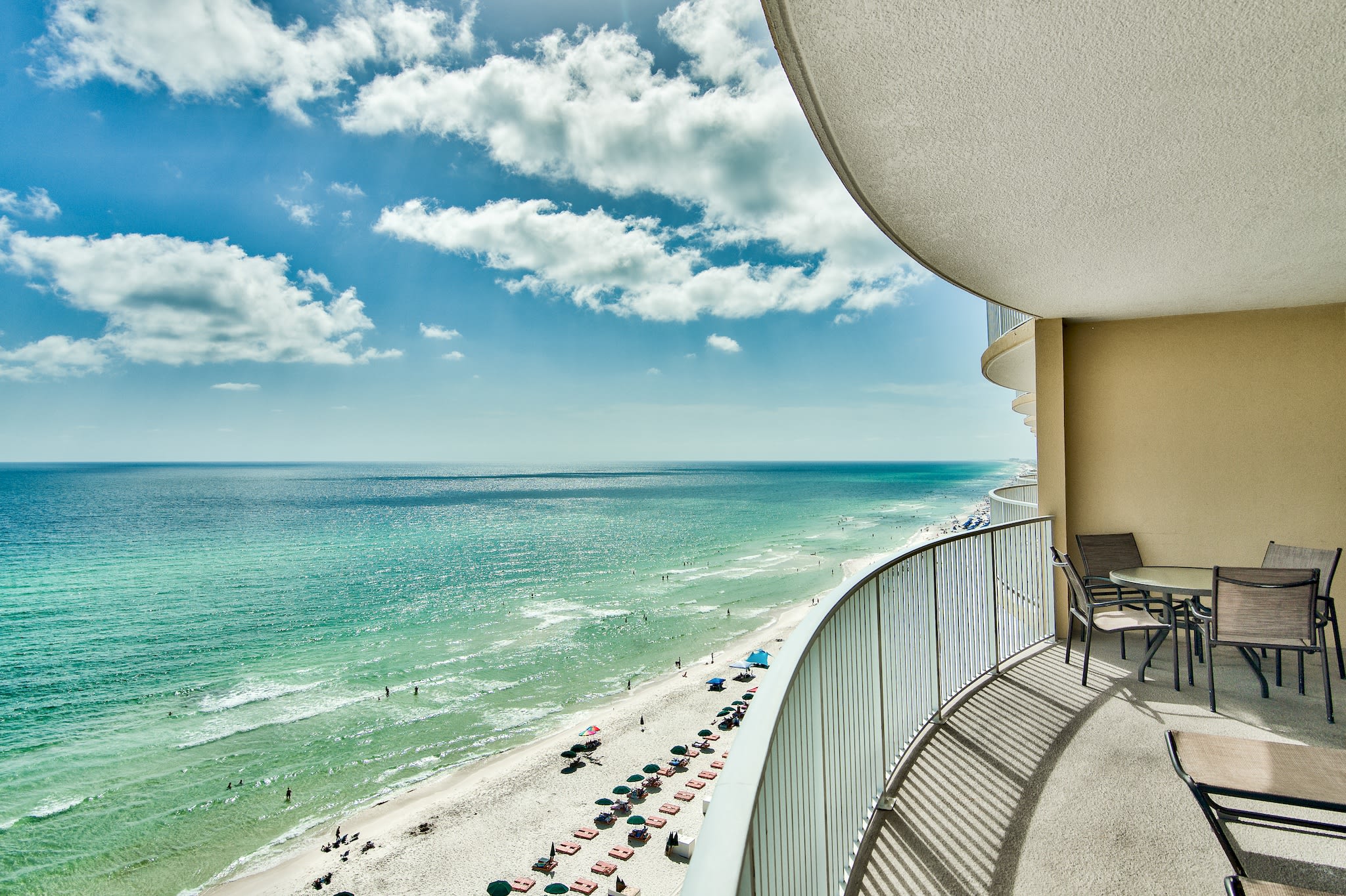 Beach View from balcony