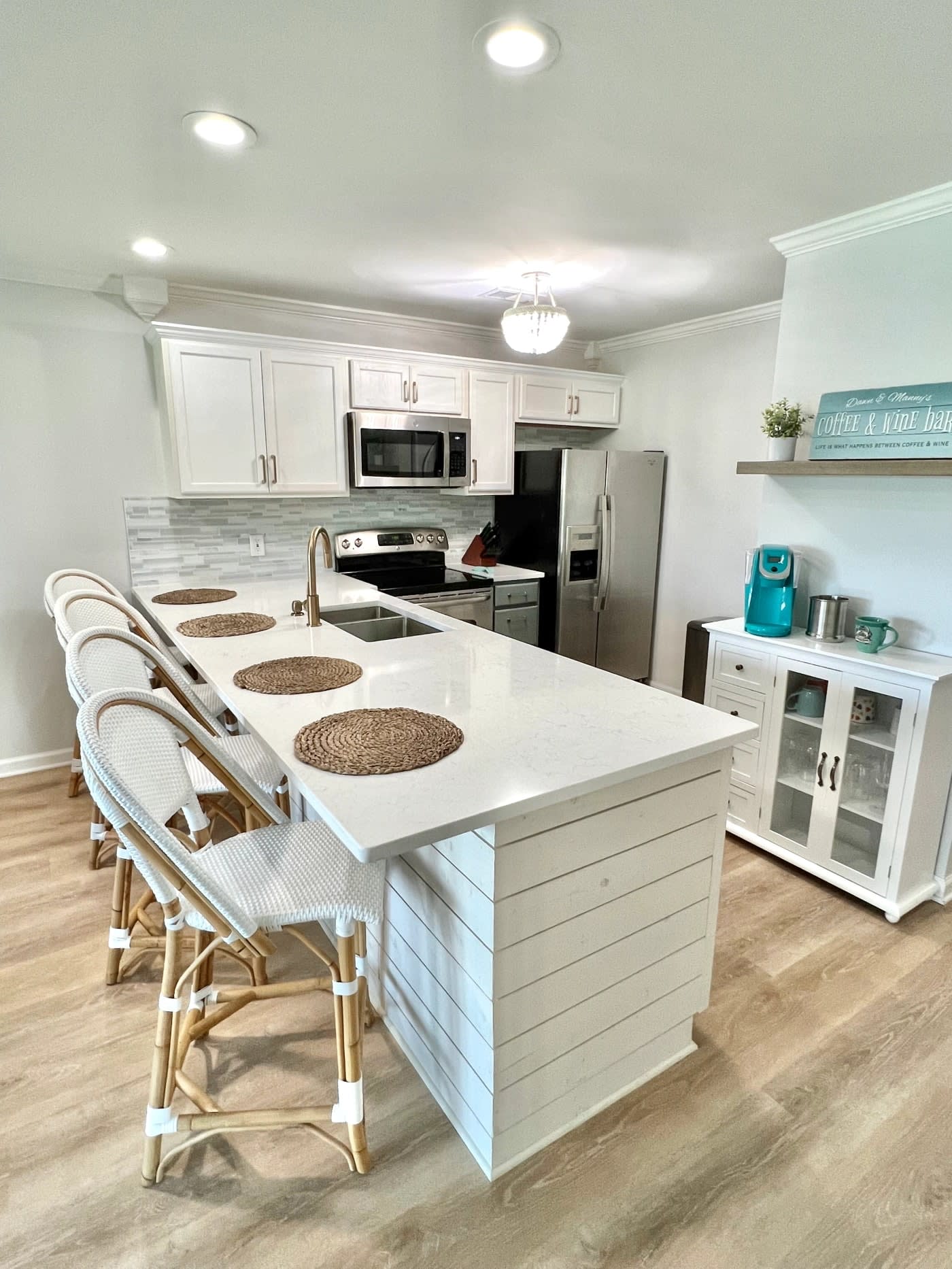 Kitchen with Coffee/Wine Station