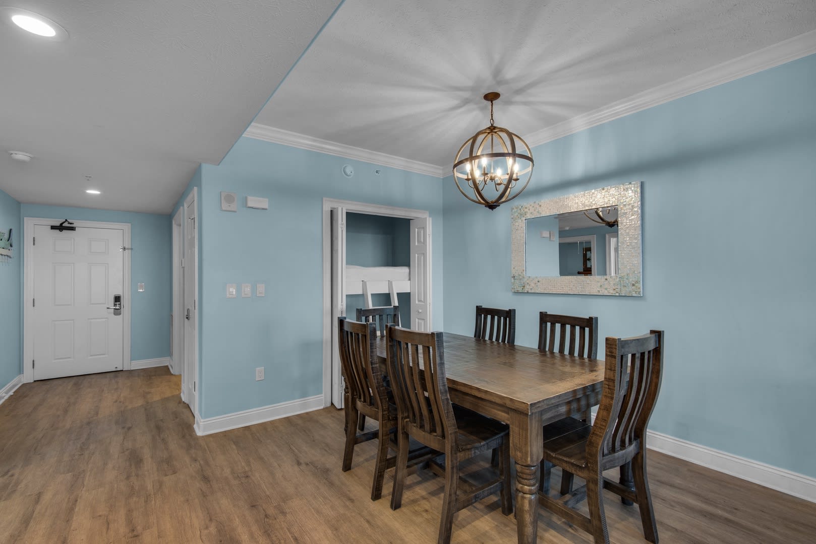 Dinning area to enjoy breakfast