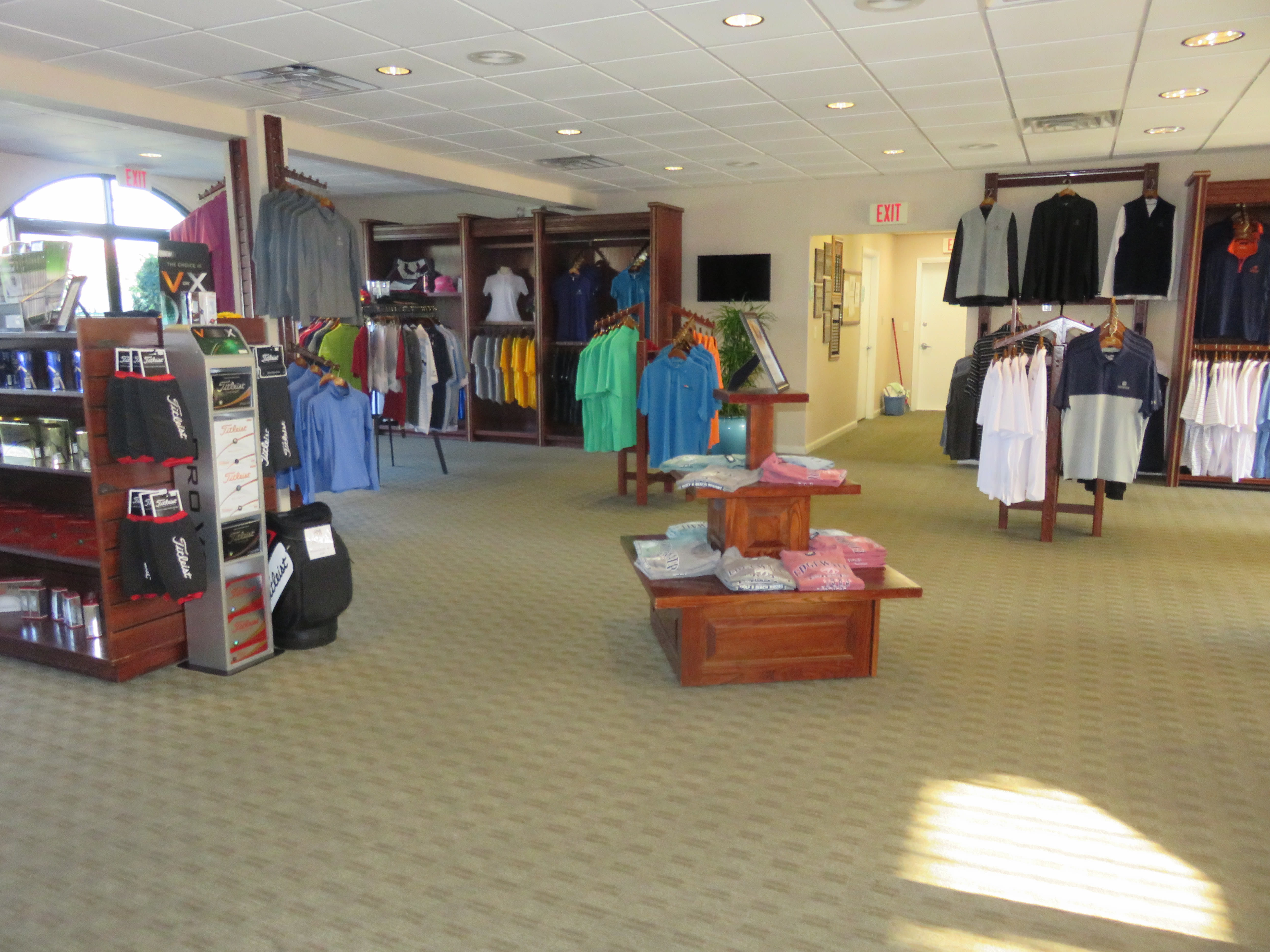 One Stop shopping at private Pro Shop