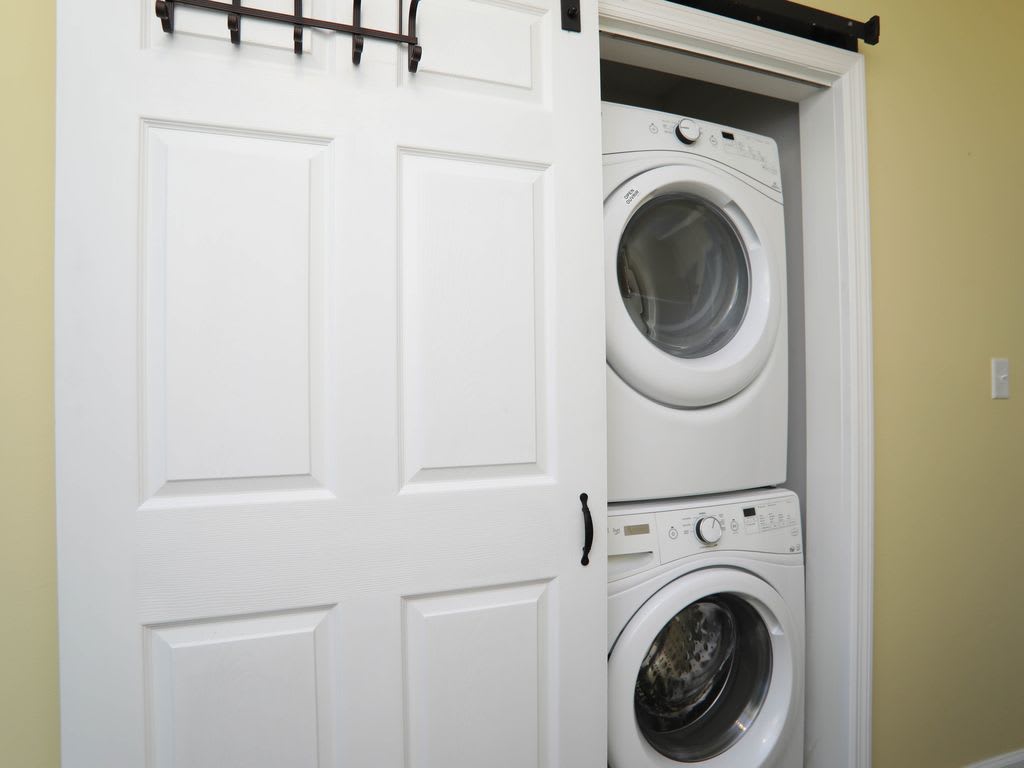 washer and dryer in unit