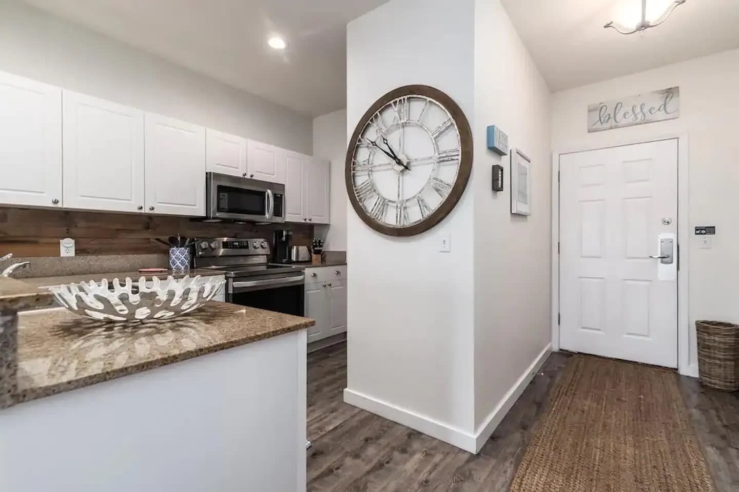 Fully stocked kitchen