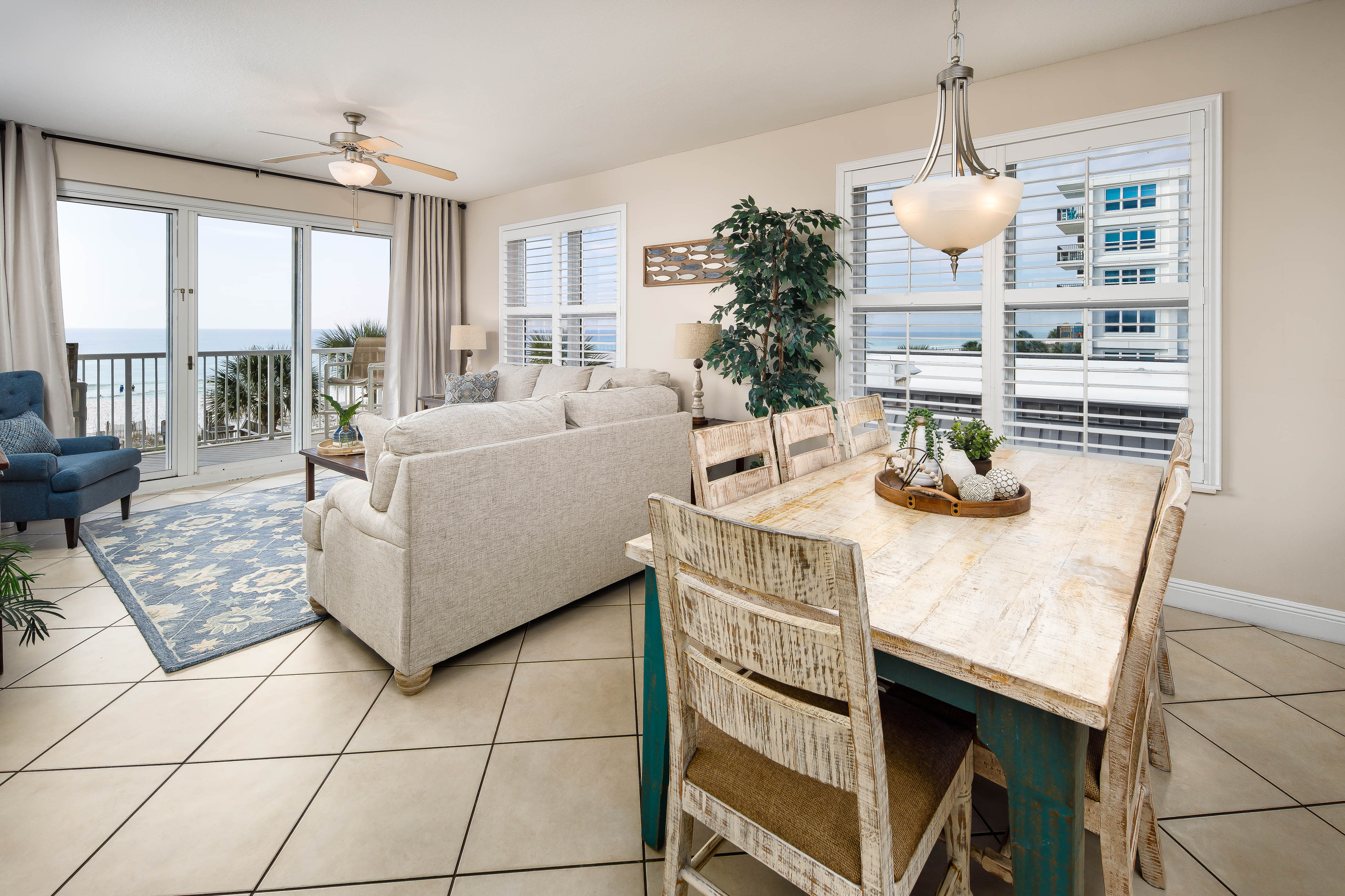 Views from the family room and the dining area are beautiful!