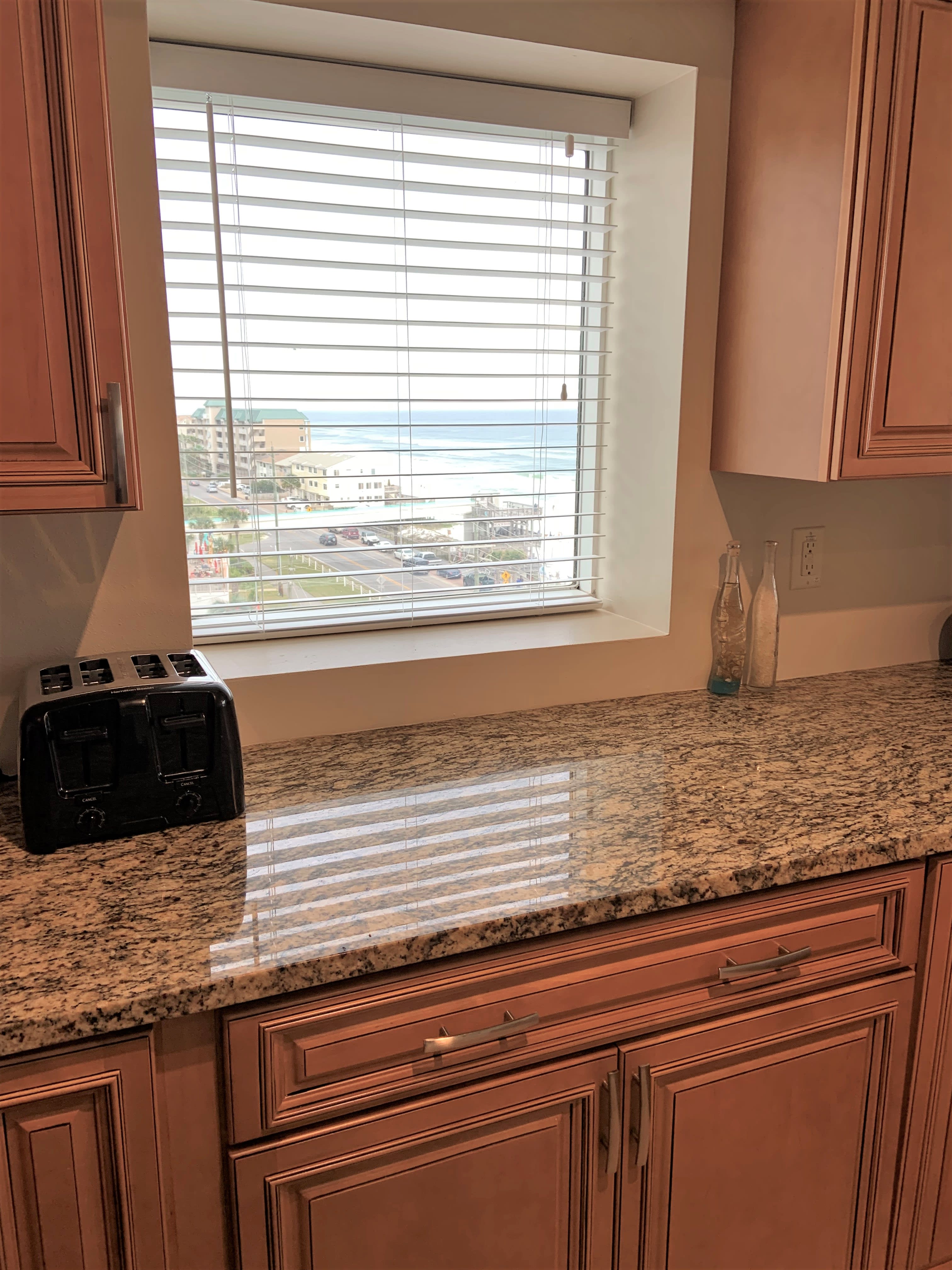 Even a water view from our kitchen window!