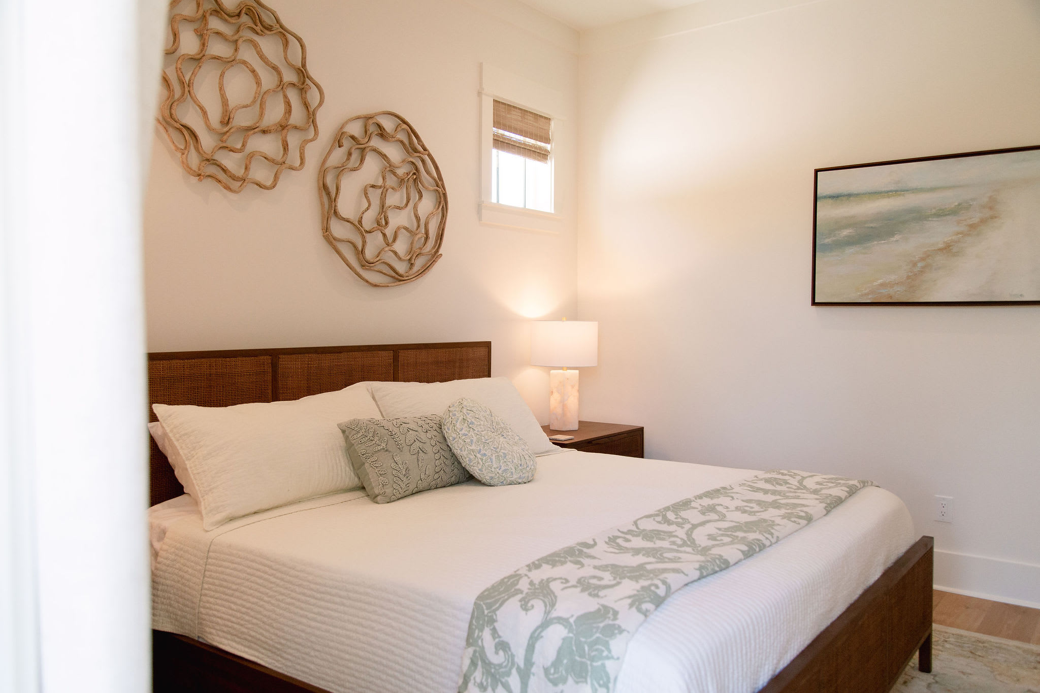 2nd floor primary suite - king bed - private deck, on-suite bath, walk-in closet