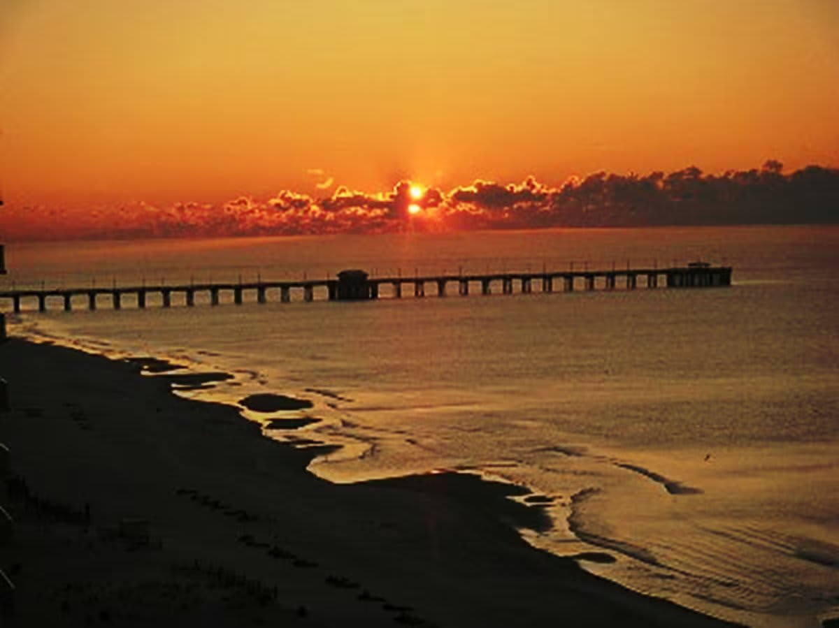 Wake up to the sunrise with morning coffee.