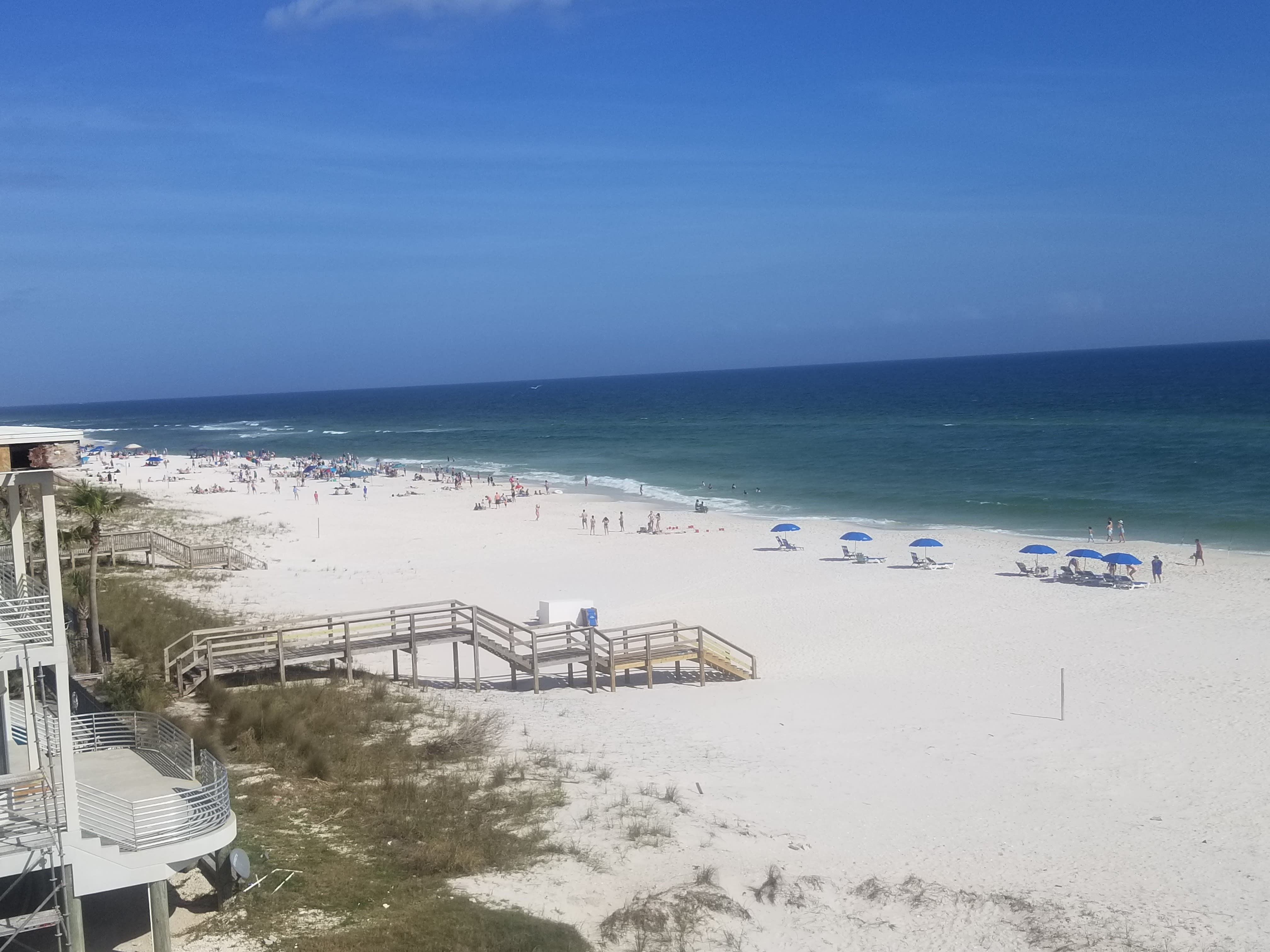View from balcony looking East