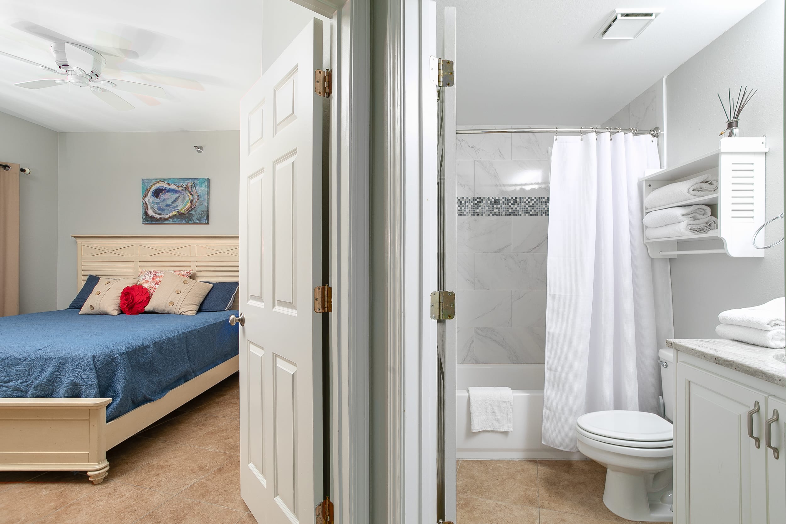 Back Bedroom and Second Bathroom