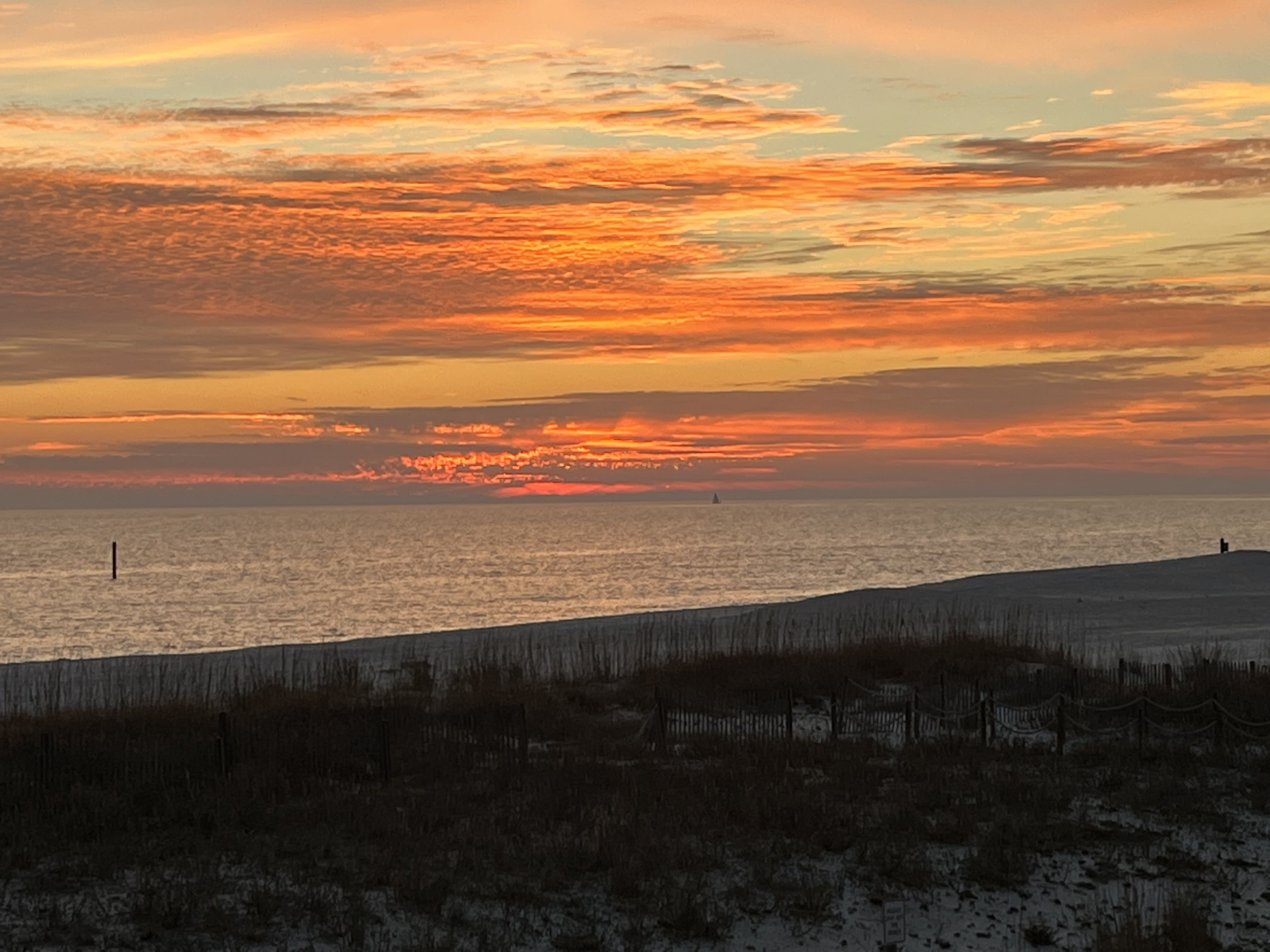 Sunset from the porch.