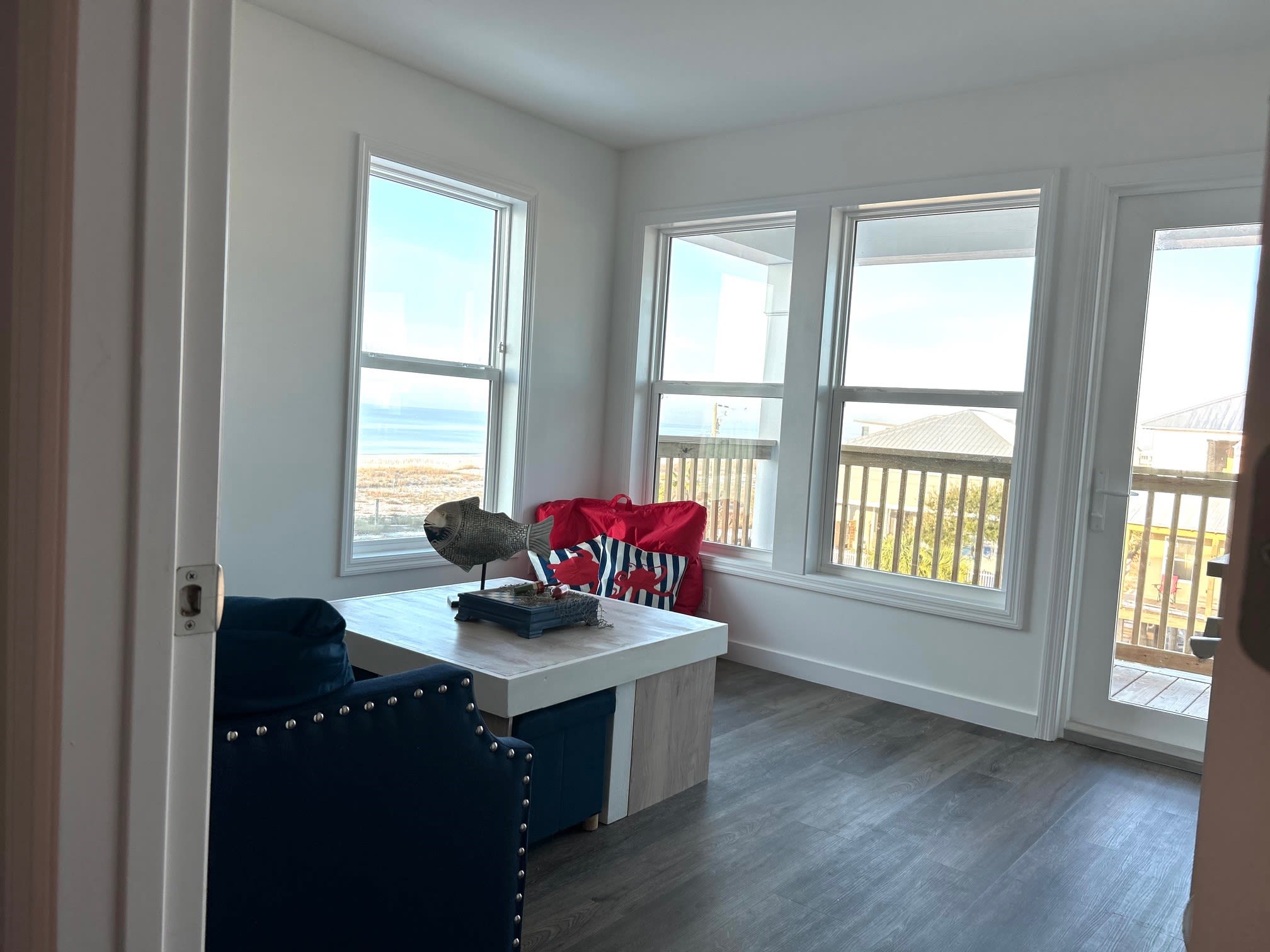 view from upstairs den