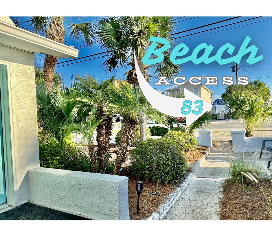 New Sidewalk, Bike Path and Beach Access 83 is right outside your door.
