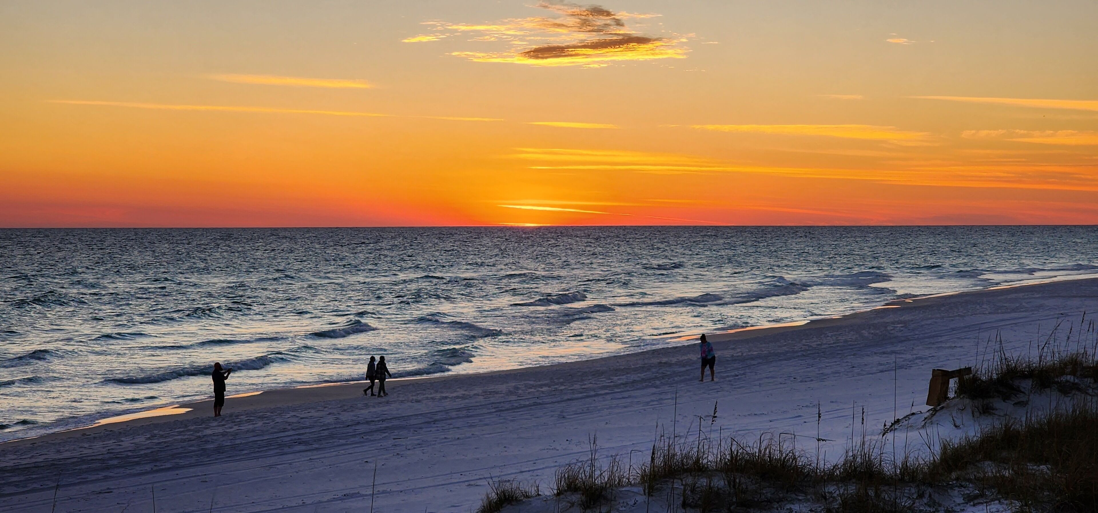 Sunset from private balcony