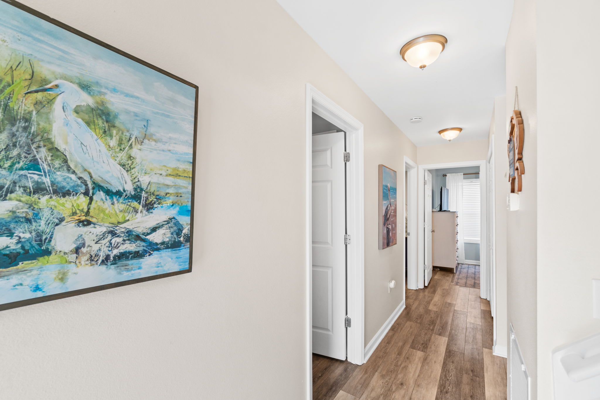 Hallway to Bedrooms/Bathrooms