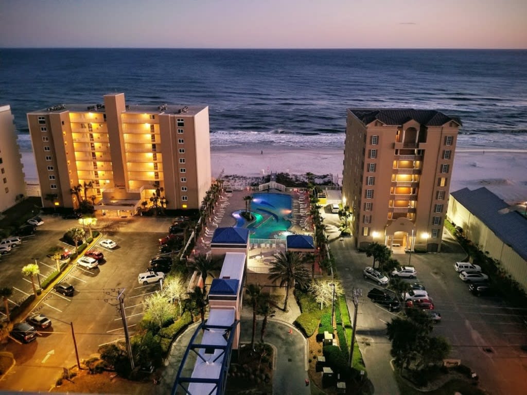 Night view from the balcony