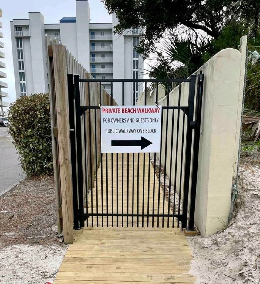 Private Gated access right across the street!