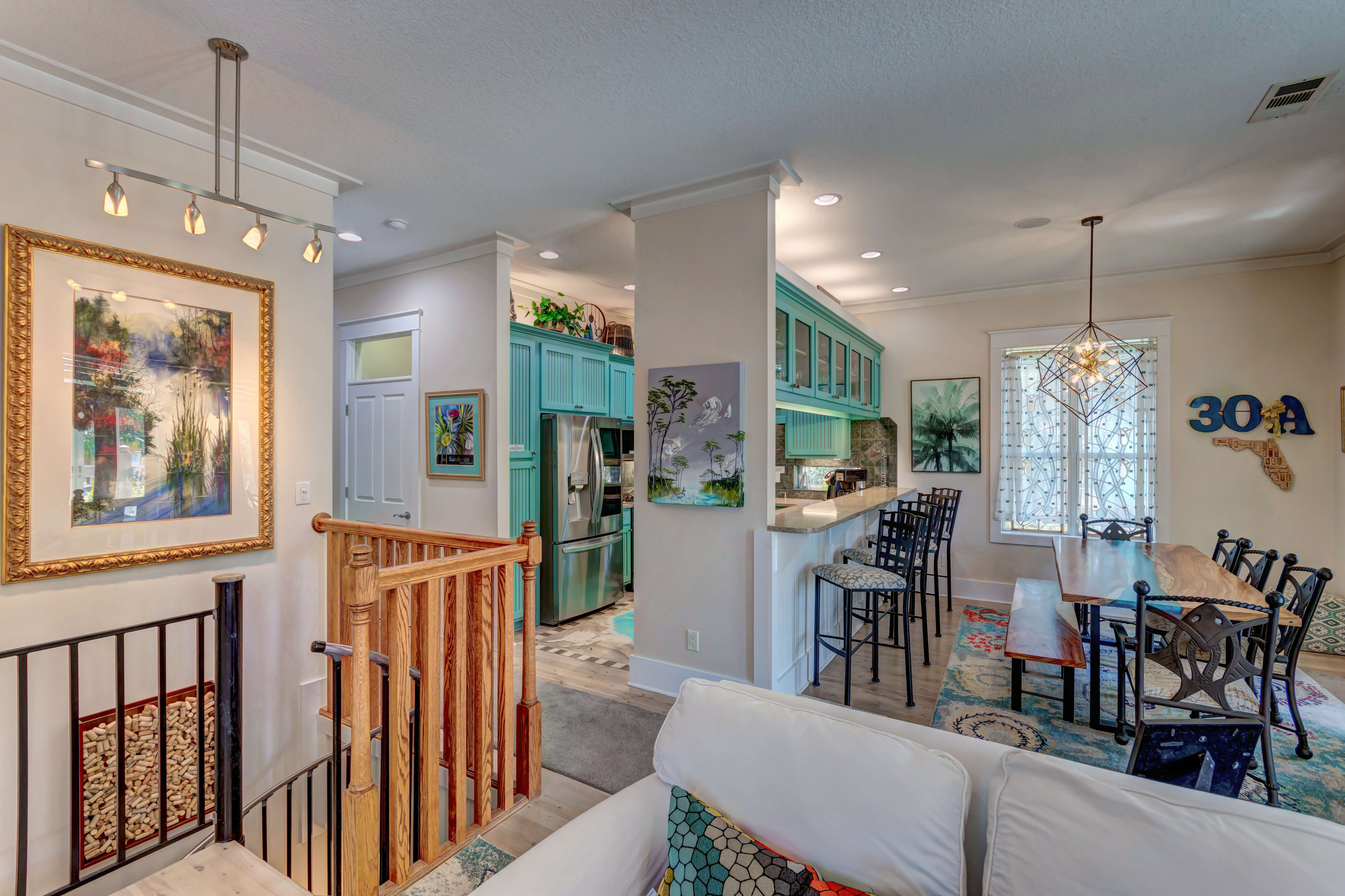 Upstairs Kitchen &amp; Dining area.
