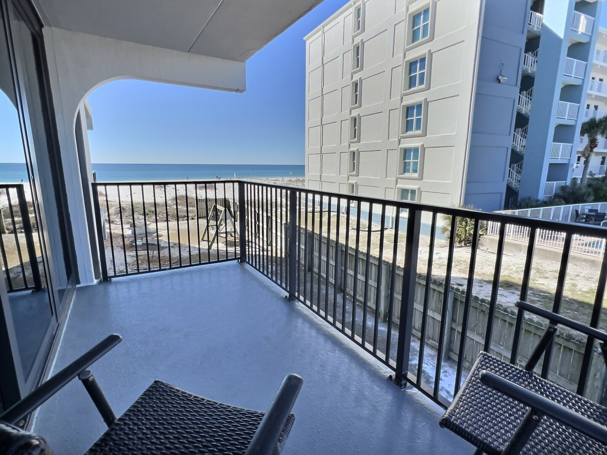 Beach View from Master Bedroom Balcony Beach View from Master Bedroom Balcony