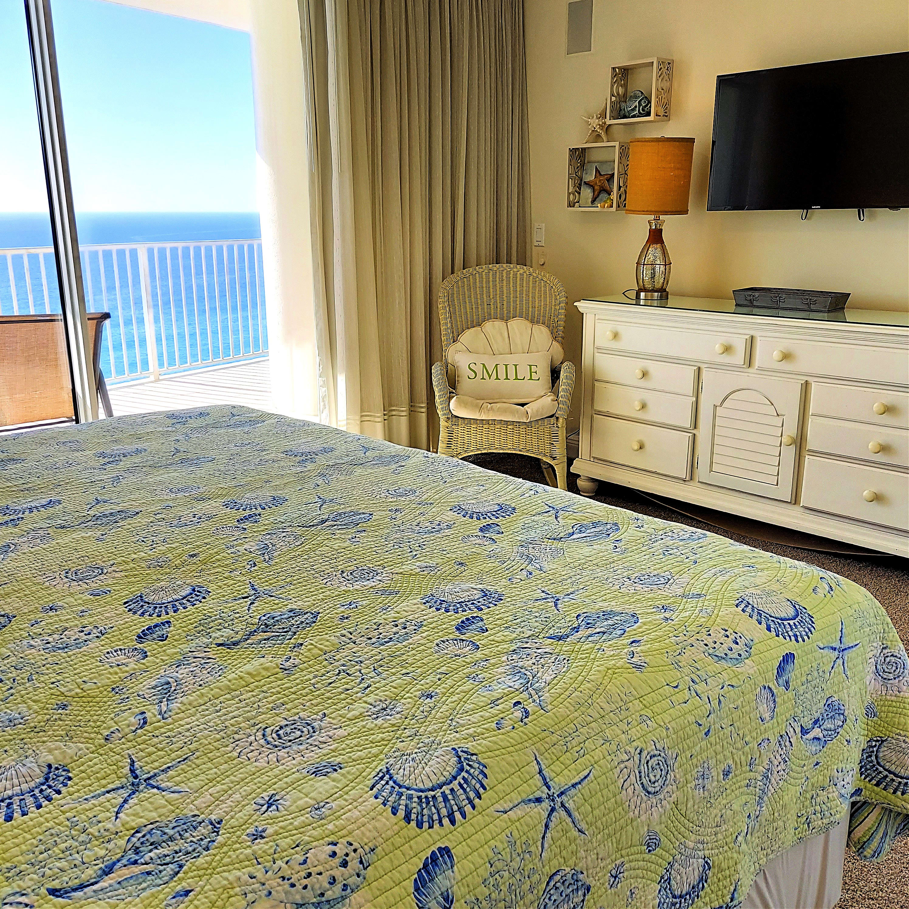 2nd Gulf Front Master Bedroom TV