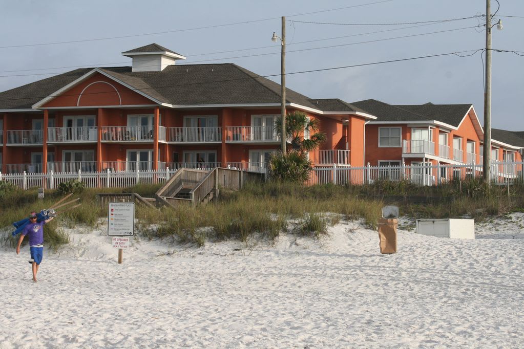 Private gated beach access with free beach service