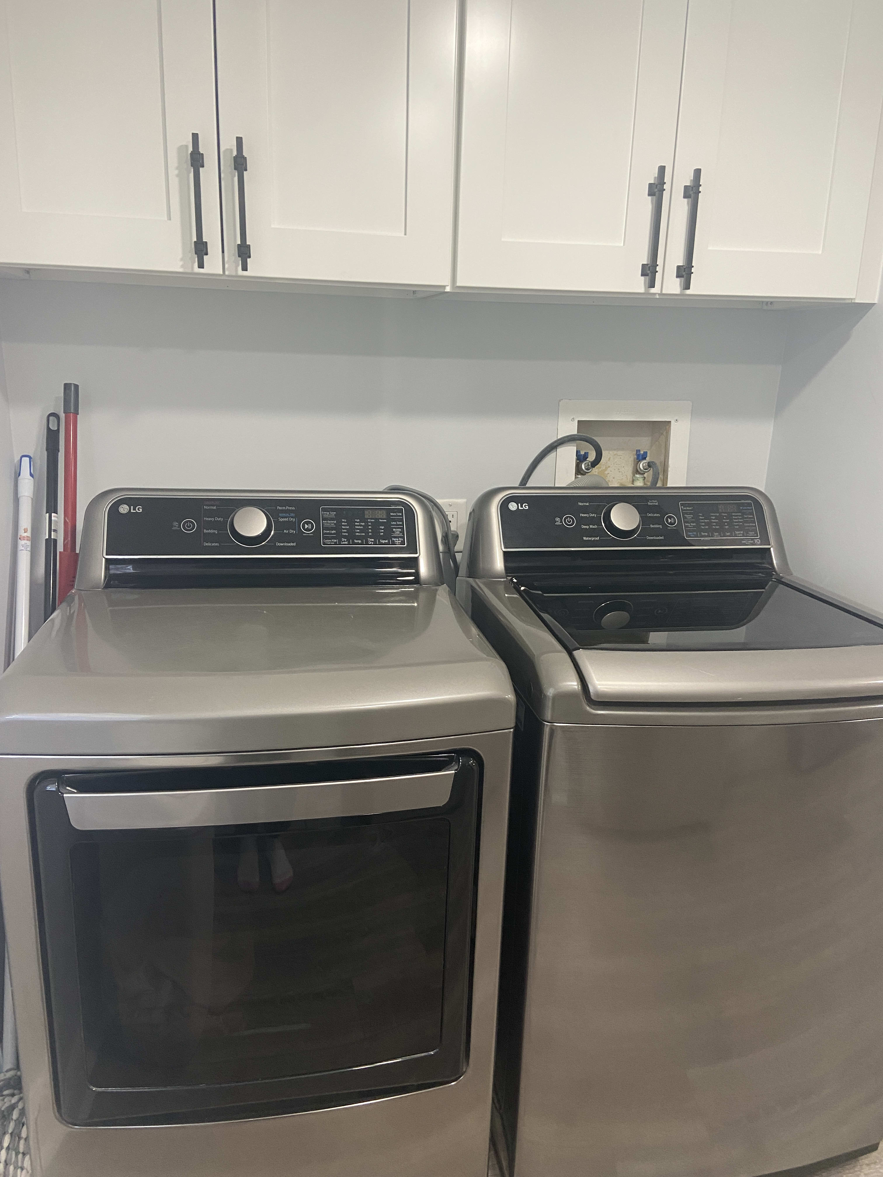 We installed a new washer/dryer the summer of 2023. 