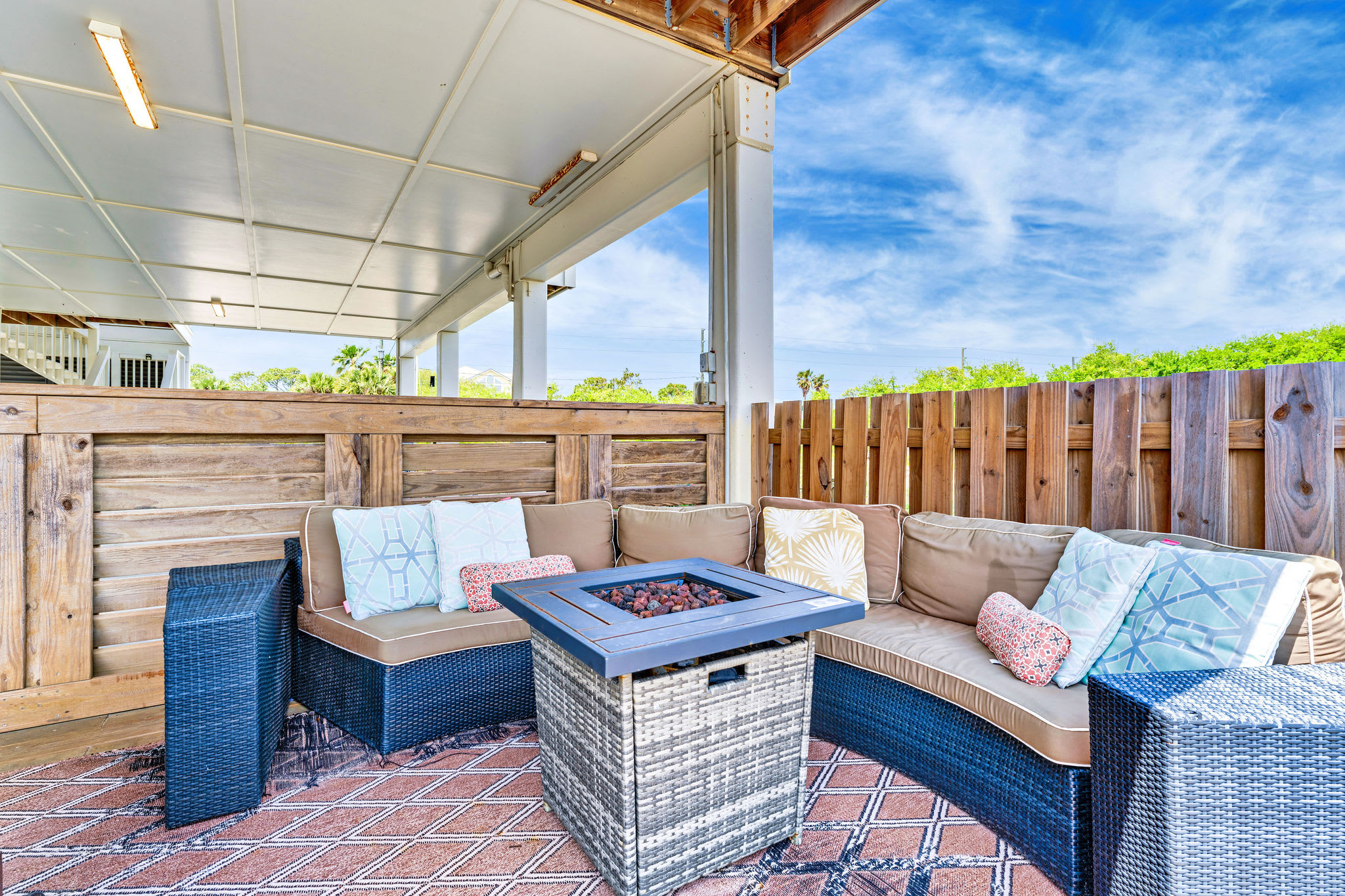 Fire Pit and Sitting Area