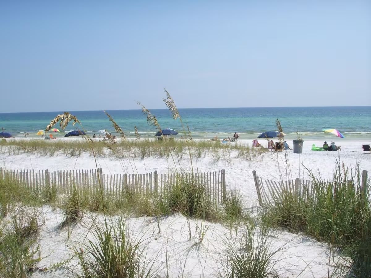 Destin White Sand Beach Front of our community