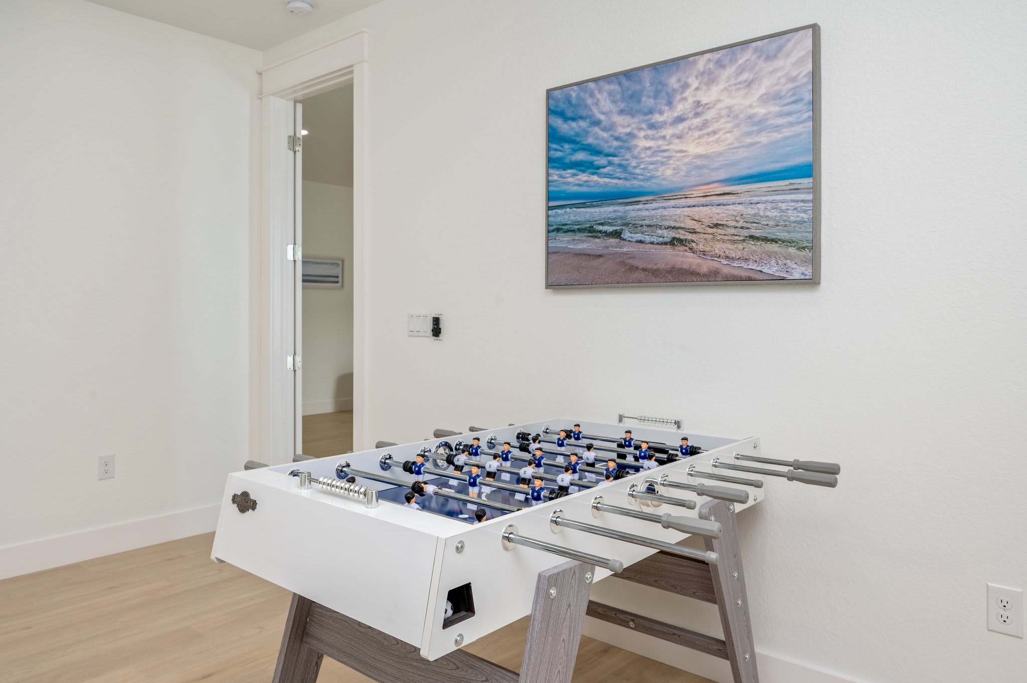 Game room on the third floor adjacent to family suite