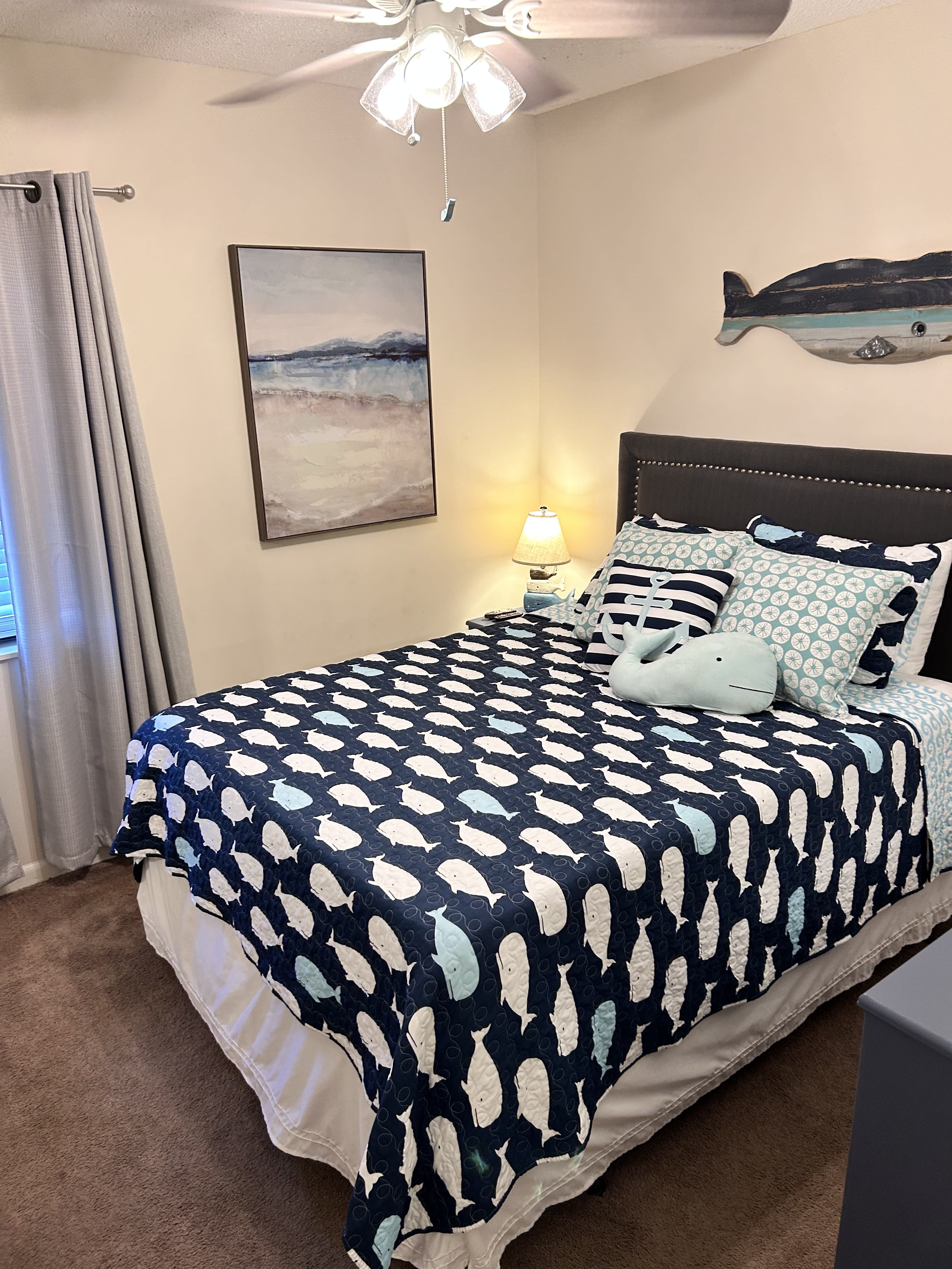 Bedroom 3 with Queen bed and smart tv