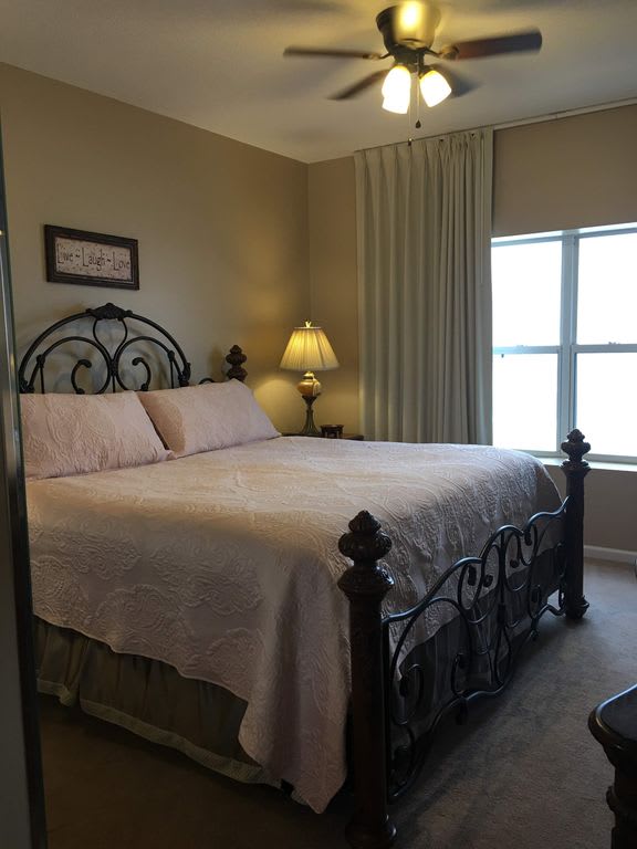 Master Bedroom with King sized bed