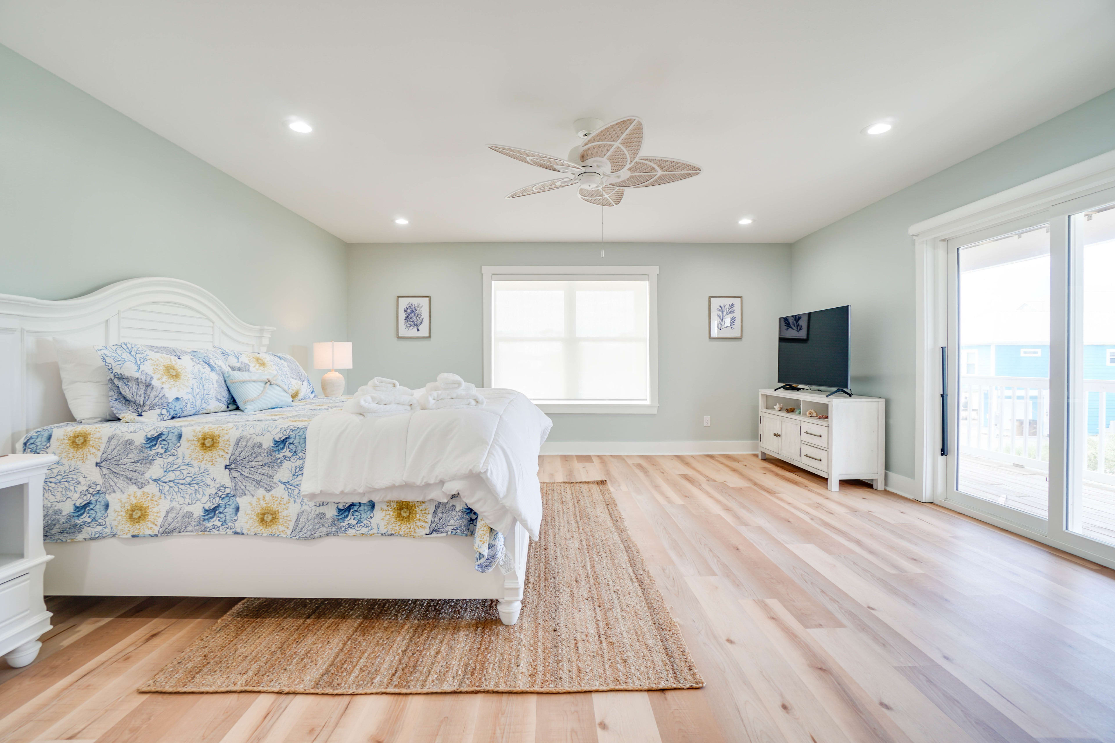 Coral Seahorse Master Bedroom