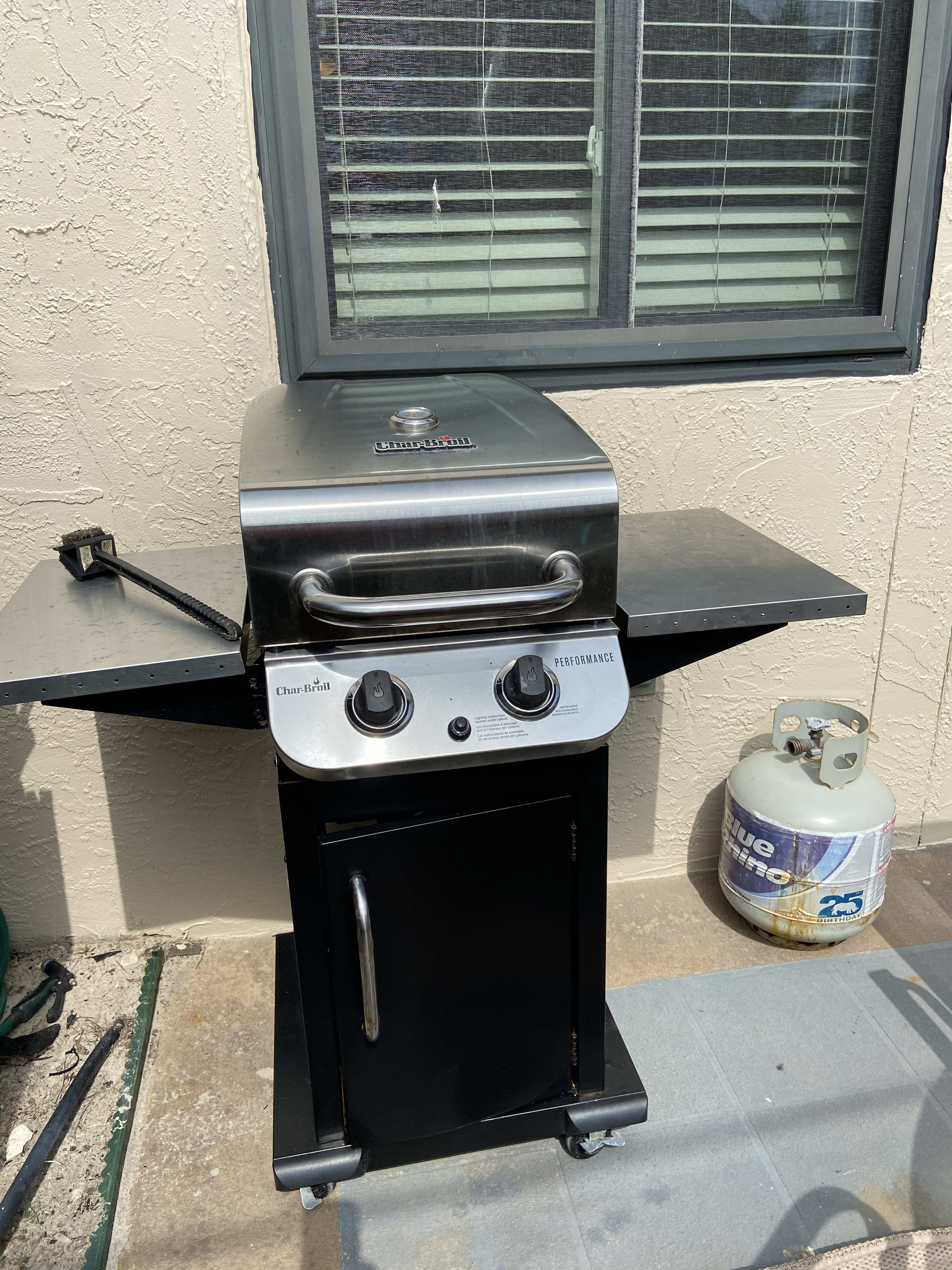 Grill up some surf and turf on the gas grill.