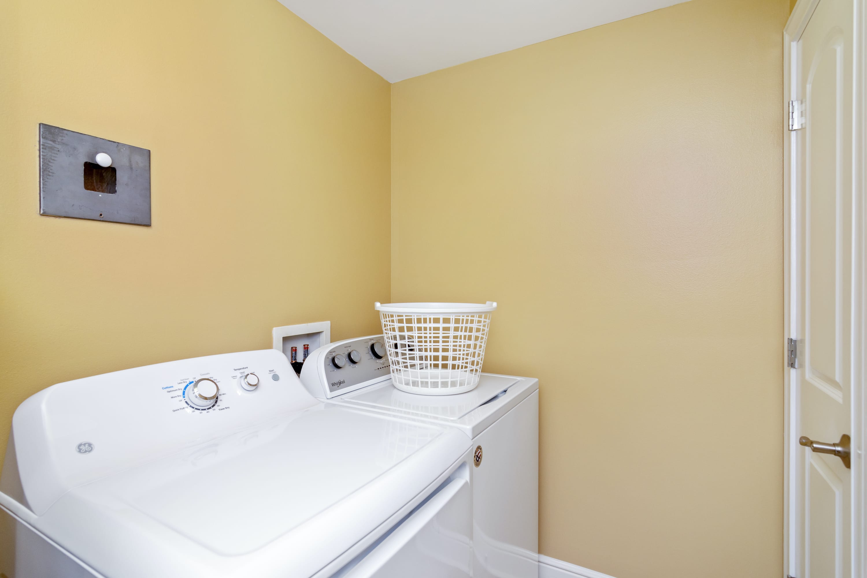 Enjoy the convenience of a NEW full-sized washer and dryer set